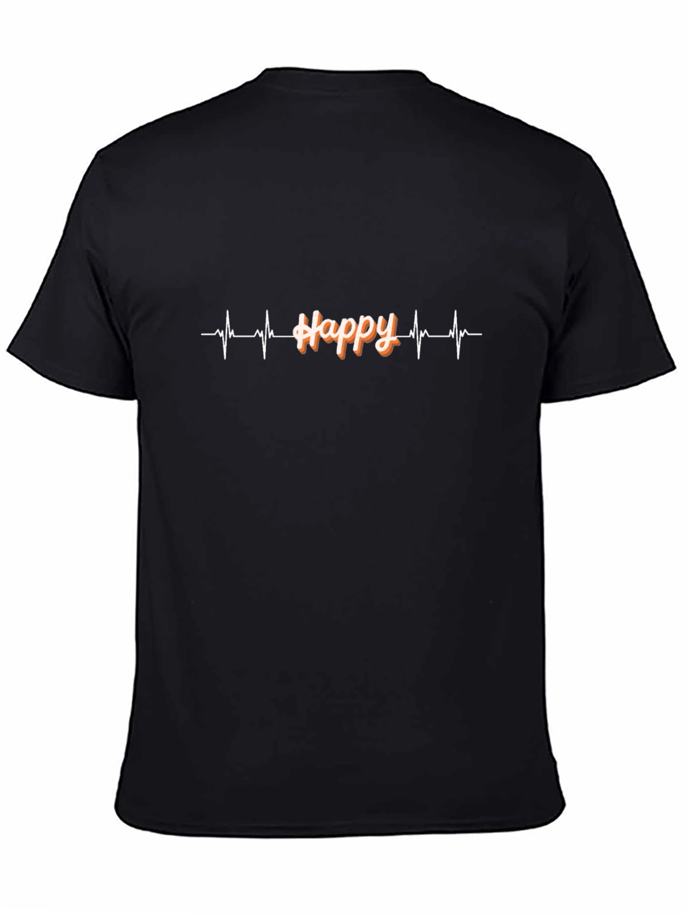 Happy Heartbeat Graphic Tee - Cool Casual Style