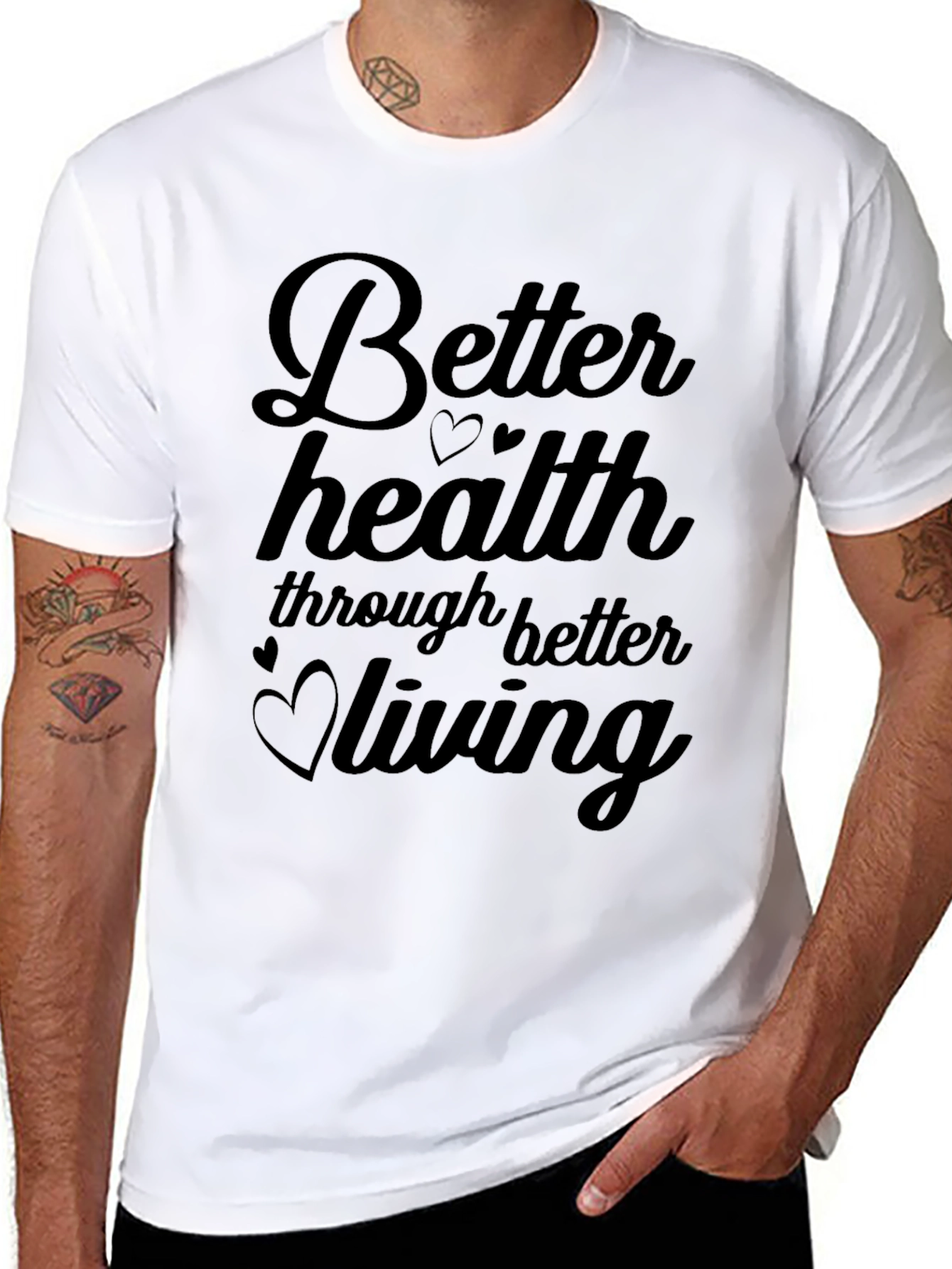Better Health Graphic Tee - Soft Cotton Blend
