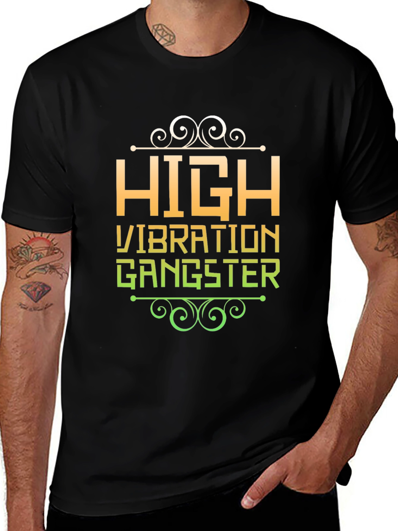 High Vibration Gangster Graphic Tee