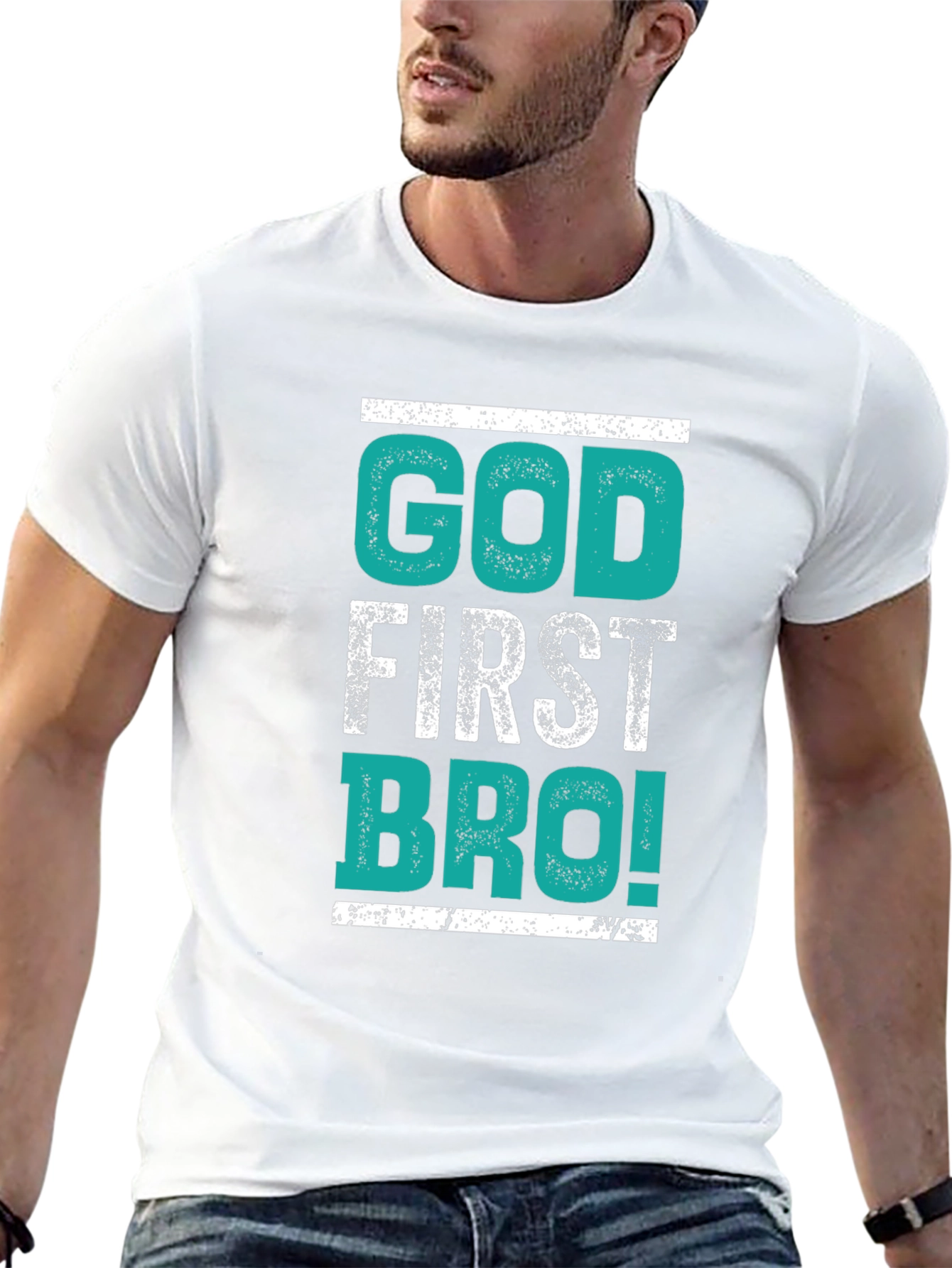 God First Bro! Graphic T-Shirt