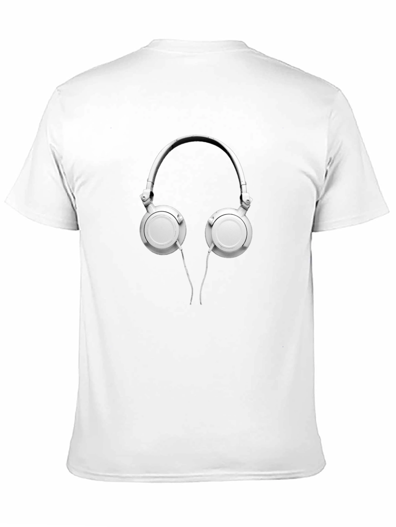 Headphone Graphic Black T-Shirt