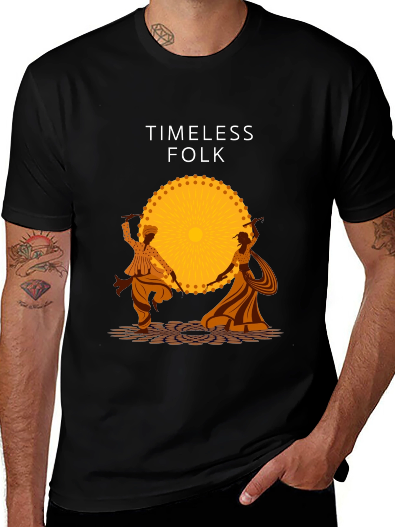Timeless Folk Graphic T-Shirt