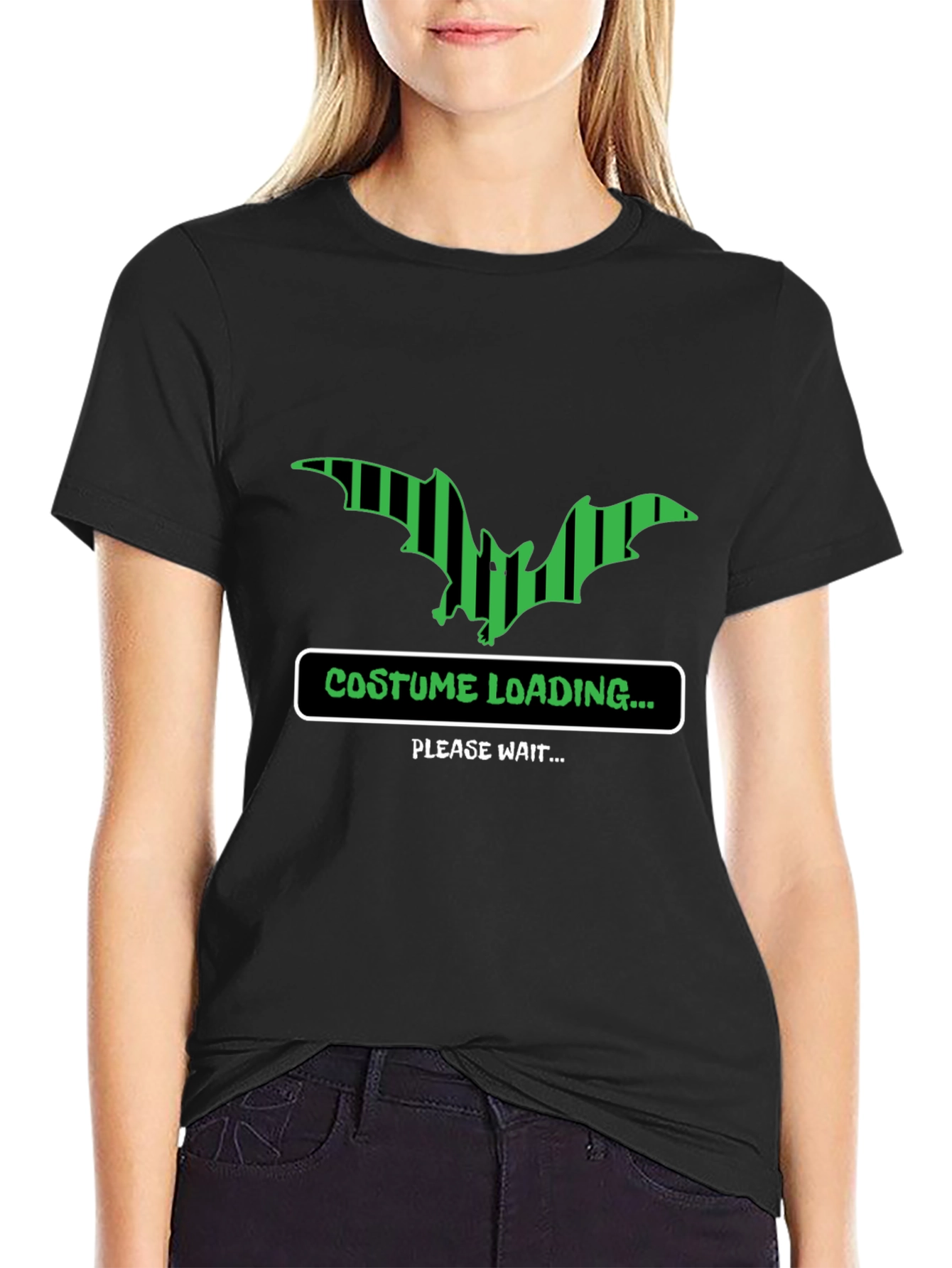 Costume Loading Bat Graphic T-Shirt