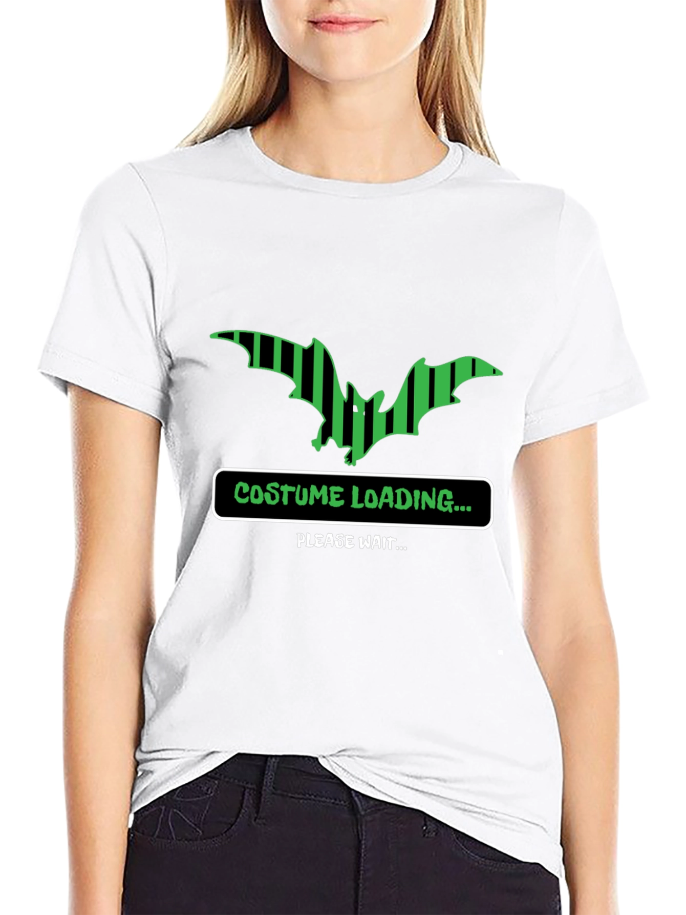 Costume Loading Bat Graphic T-Shirt