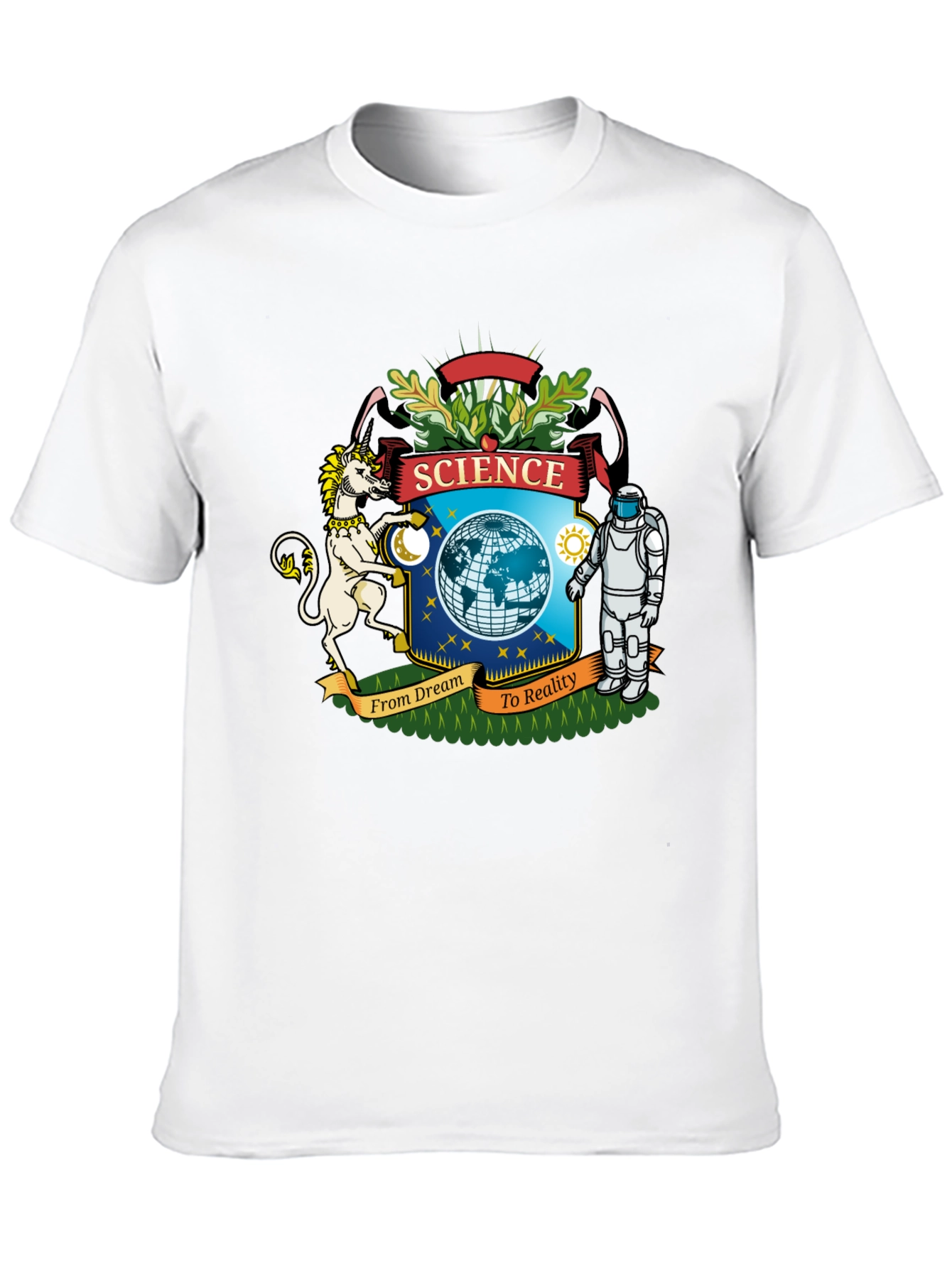 Science From Dream To Reality Black T-Shirt