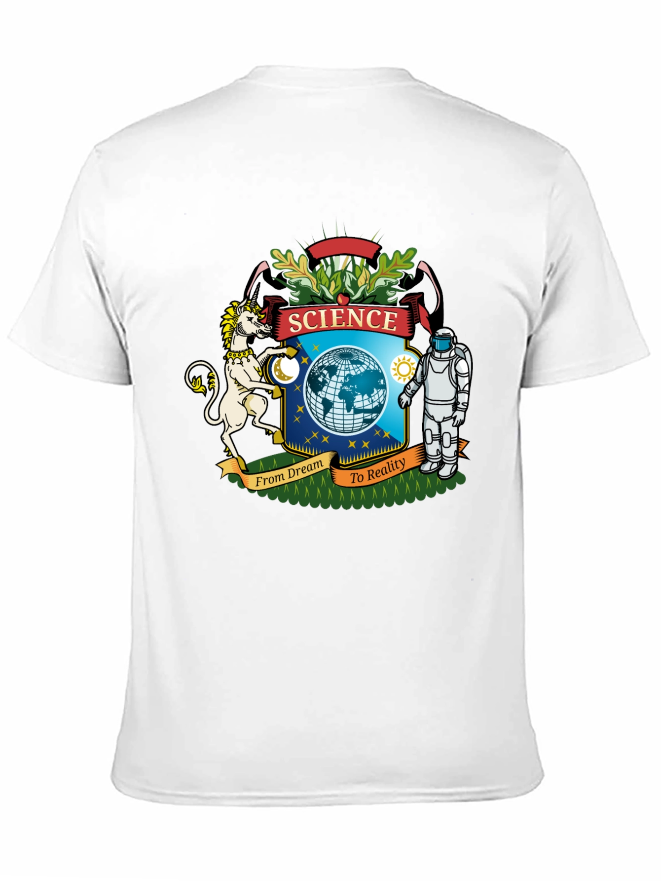 Science From Dream To Reality Black T-Shirt