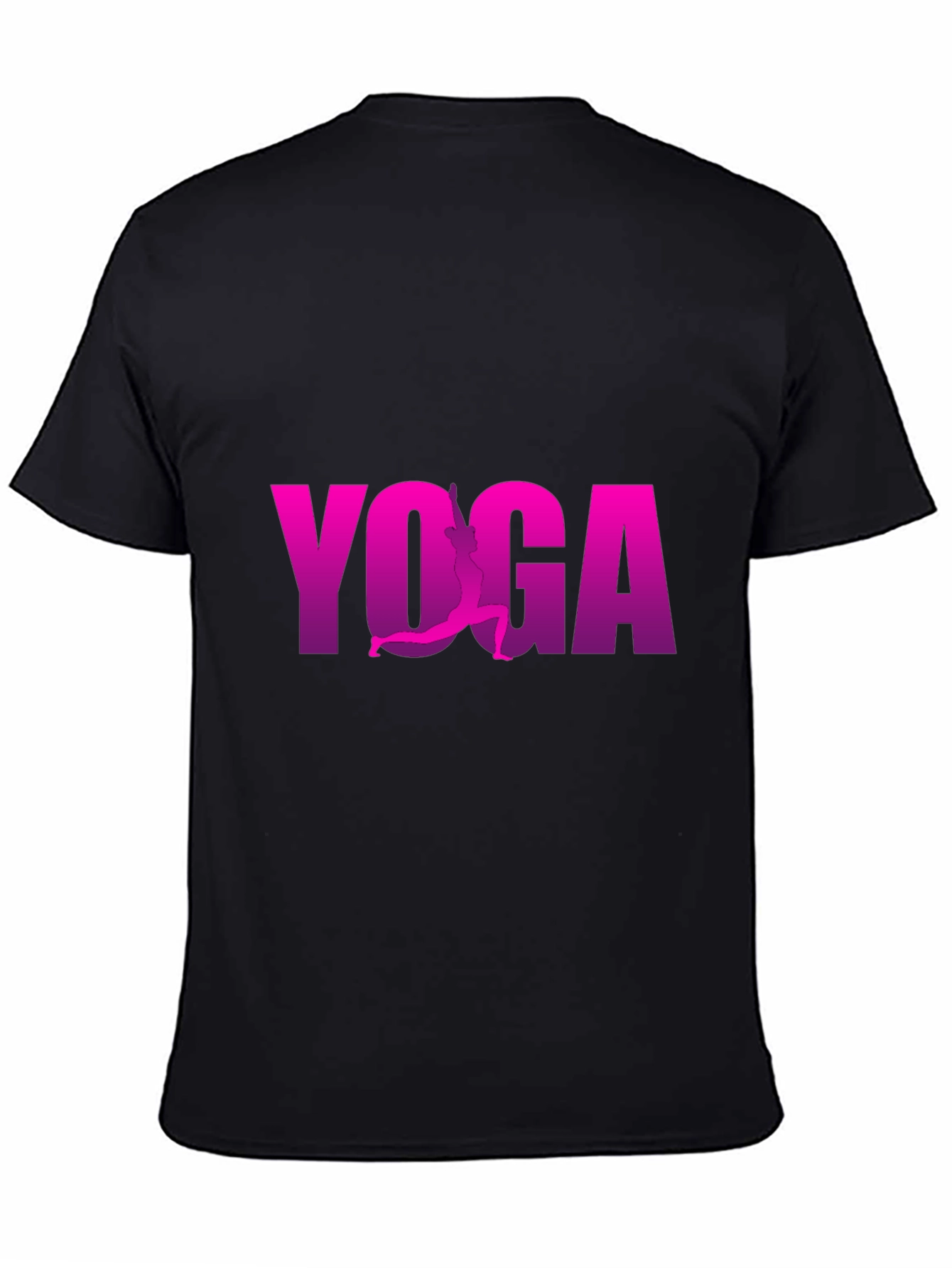 Yoga Silhouette Tee - Mens Black Graphic T-Shirt