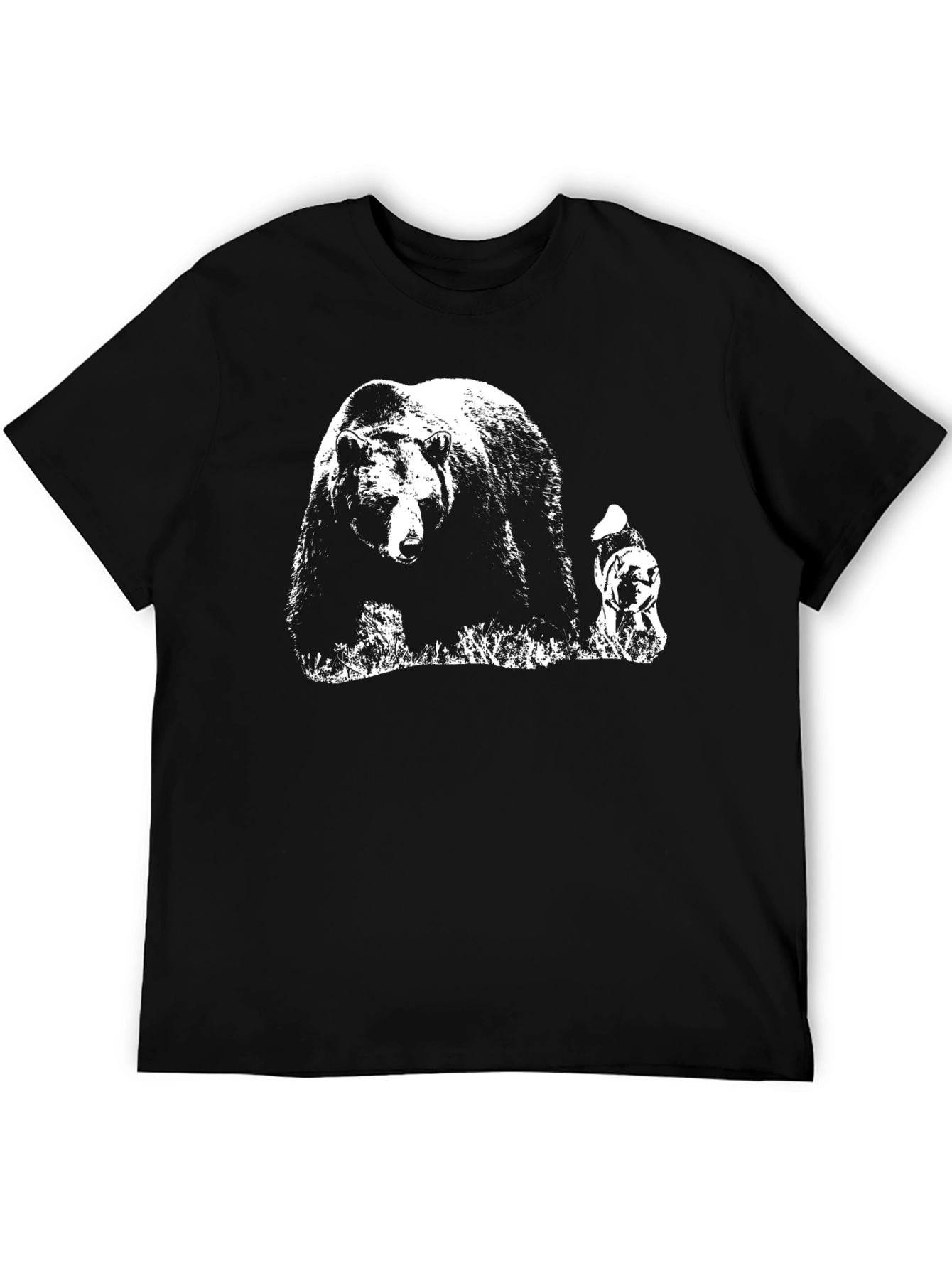 Black Bear Graphic T-Shirt - Nature Lovers Tee