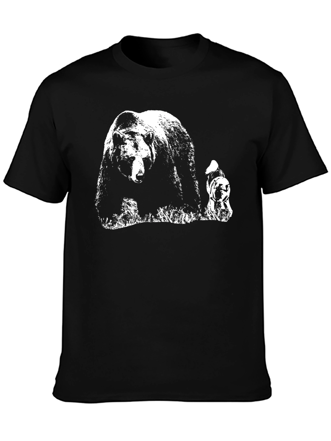 Black Bear Graphic T-Shirt - Nature Lovers Tee