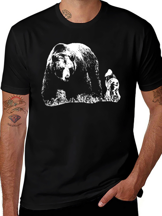 Black Bear Graphic T-Shirt - Nature Lovers Tee