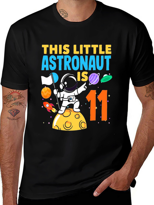Astronaut 11th Birthday T-Shirt - Space Adventure
