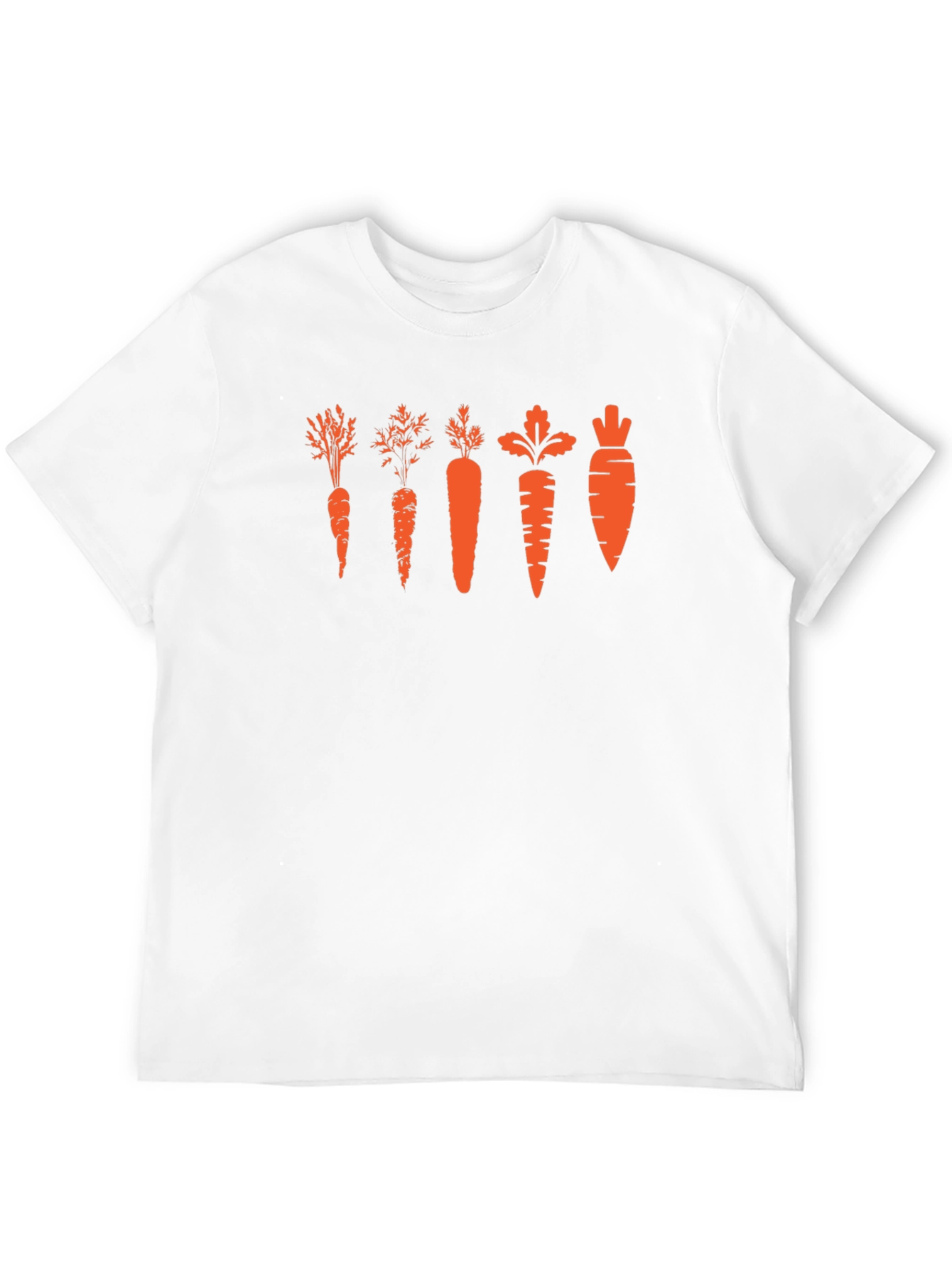 Funny Carrot Evolution Black T-Shirt