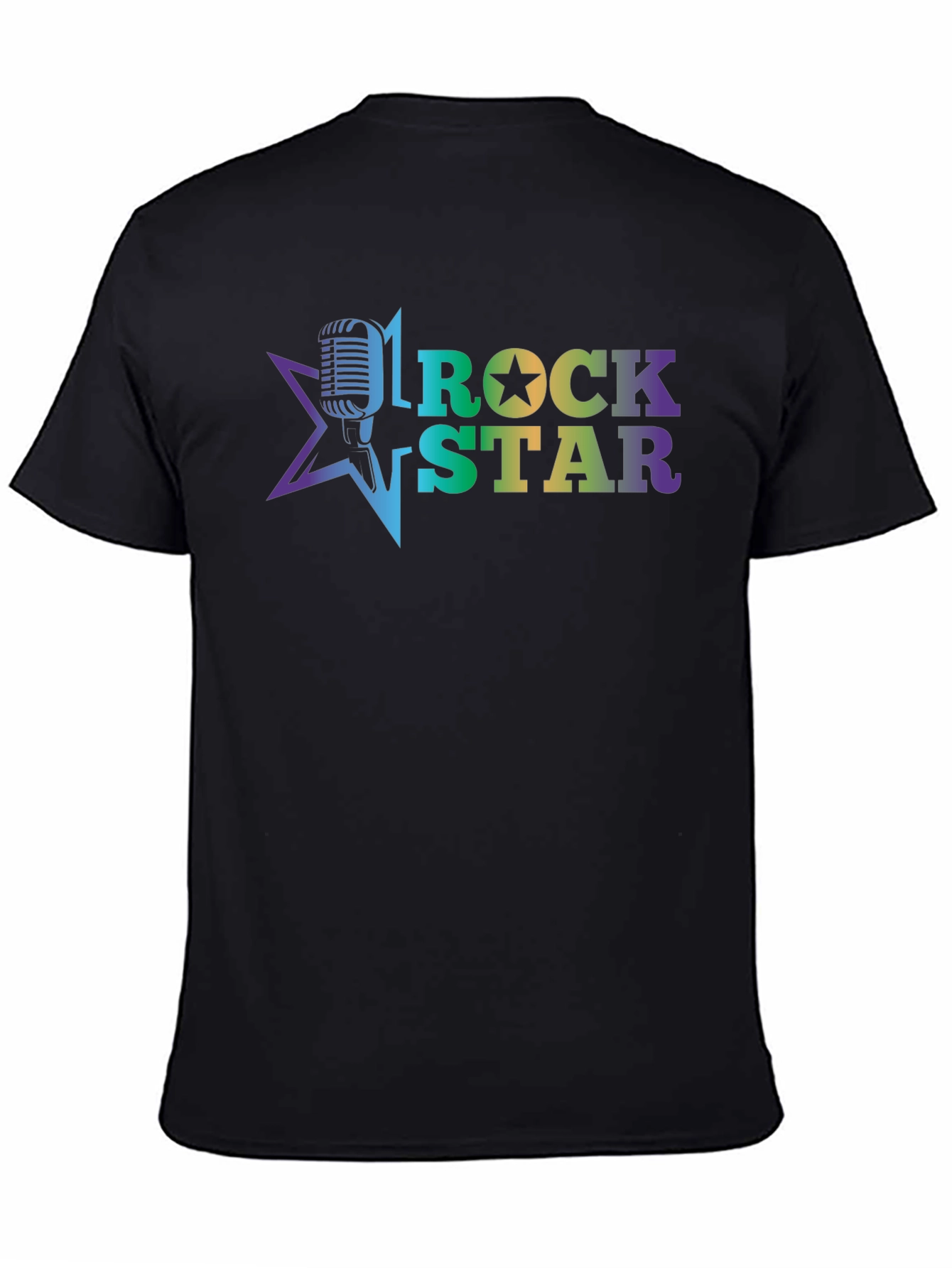 Rock Star Graphic Tee - Black Unisex T-Shirt