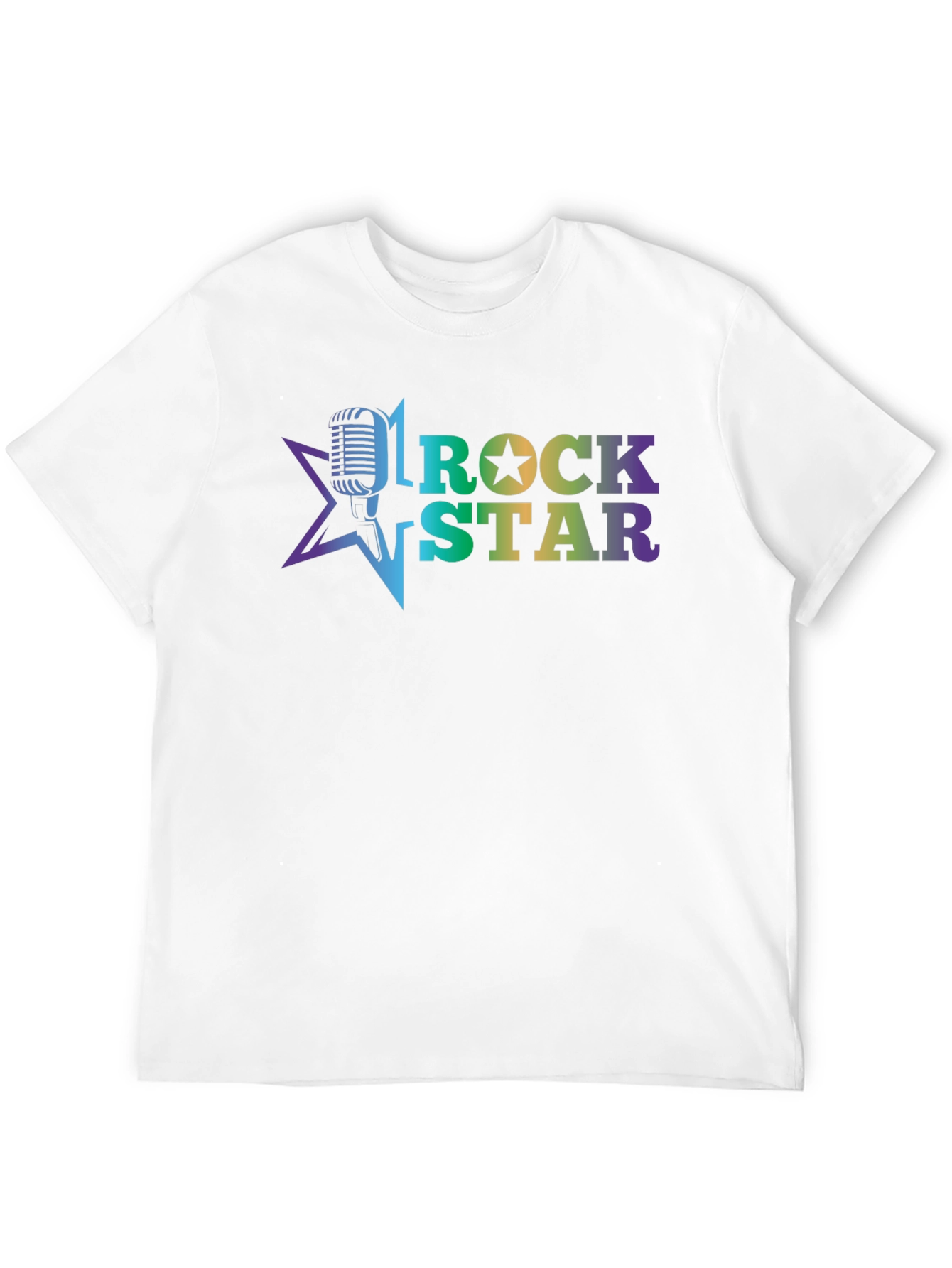 Rock Star Graphic Tee - Black Unisex T-Shirt
