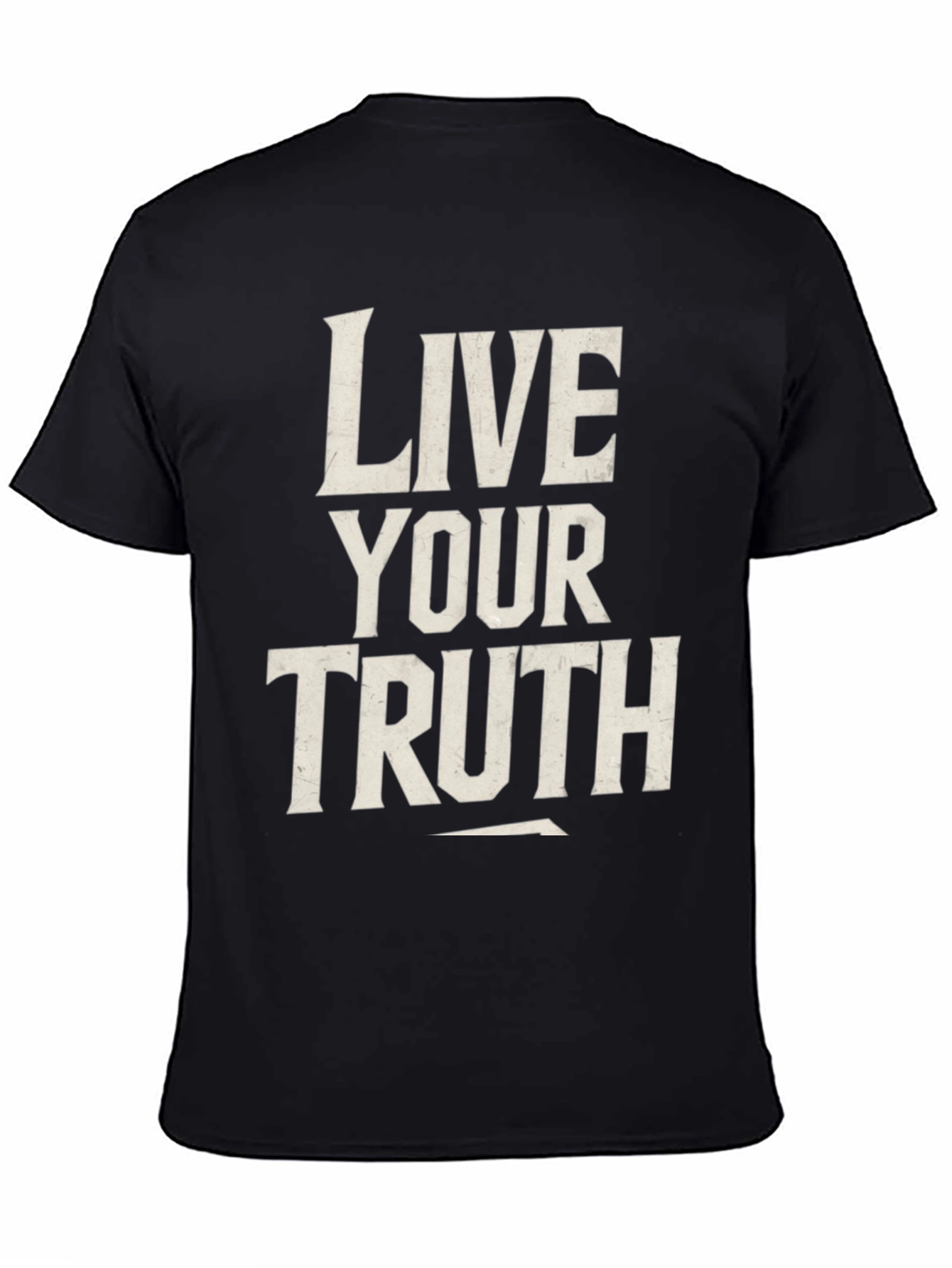 Live Your Truth Graphic Tee - Black Unisex T-Shirt