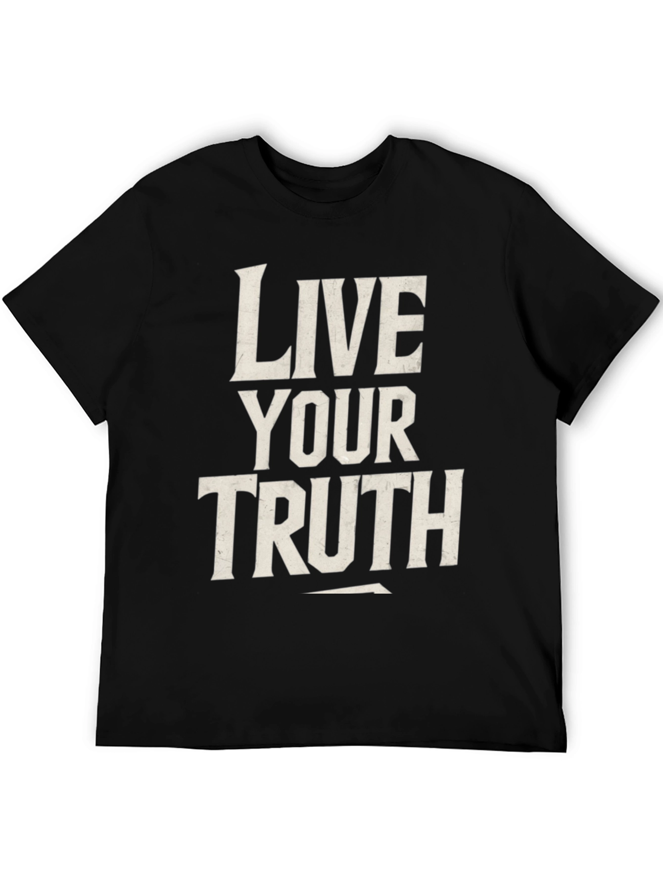 Live Your Truth Graphic Tee - Black Unisex T-Shirt