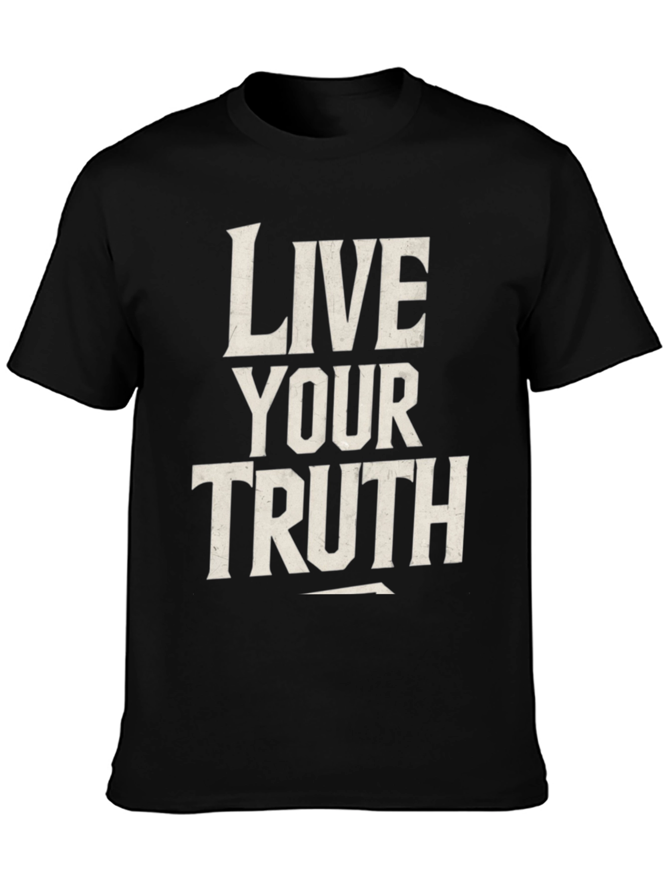 Live Your Truth Graphic Tee - Black Unisex T-Shirt