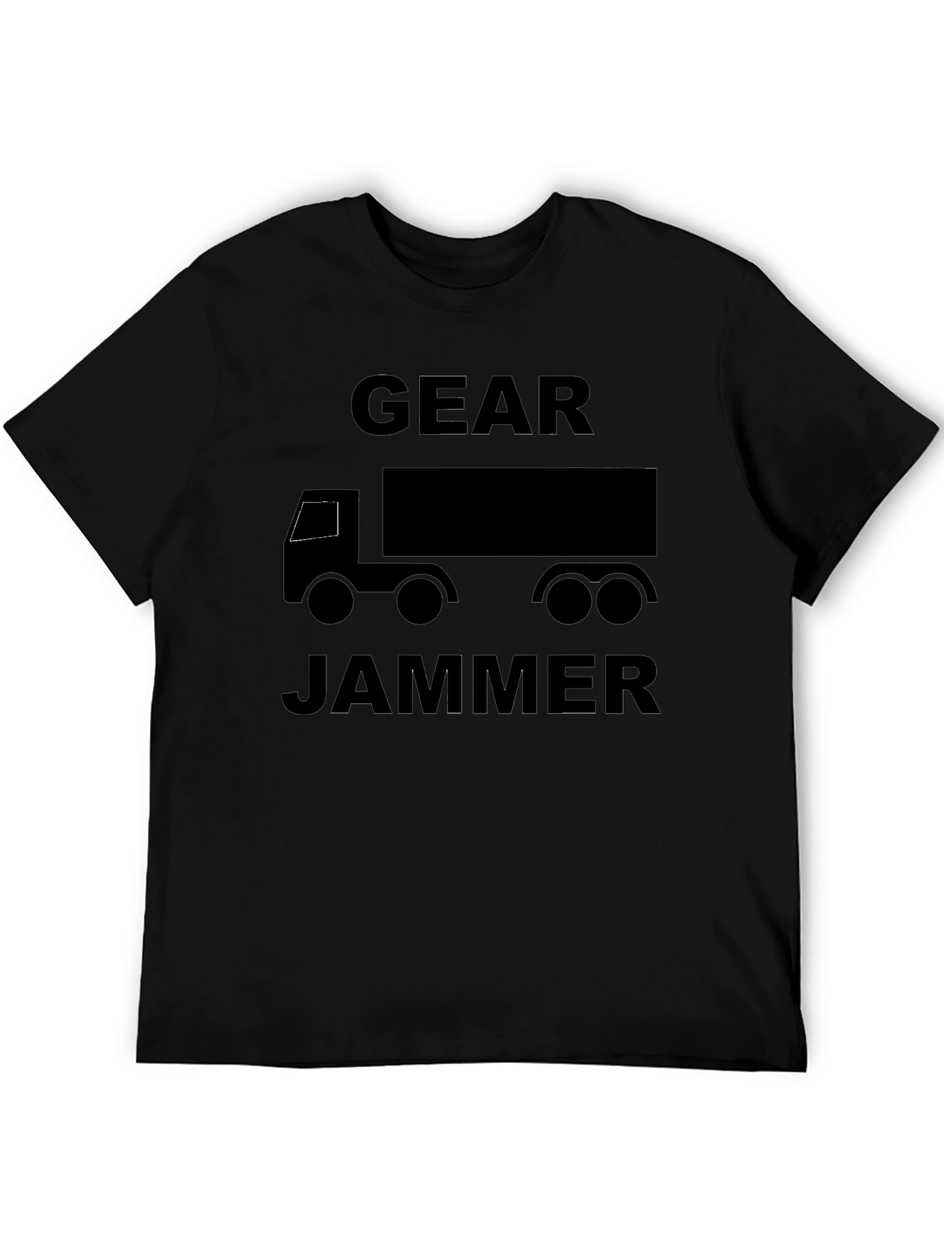 Gear Jammer Trucker Tee - Black