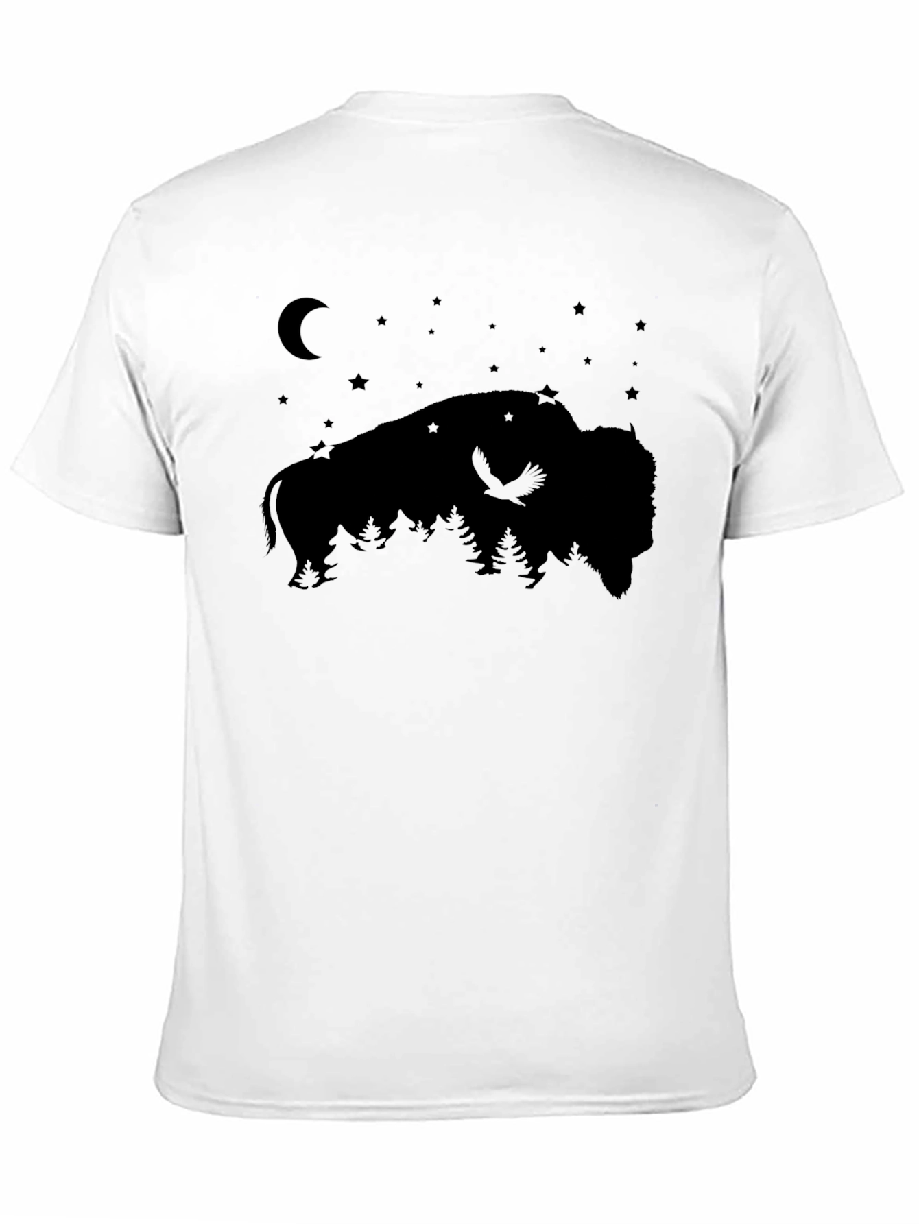 Buffalo Nightscape Graphic T-Shirt