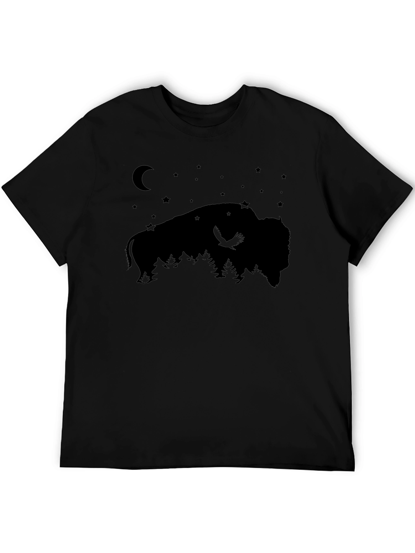 Buffalo Nightscape Graphic T-Shirt