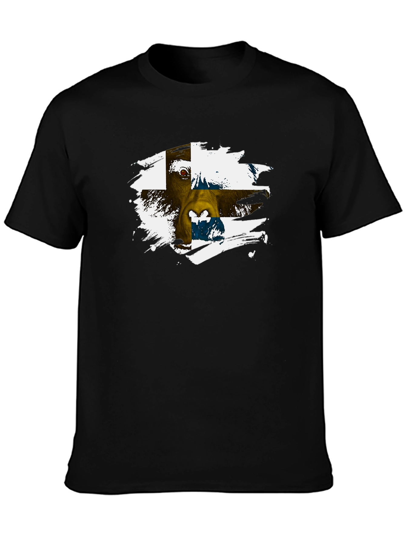 Unique Graphic Tee: Animal Art T-Shirt