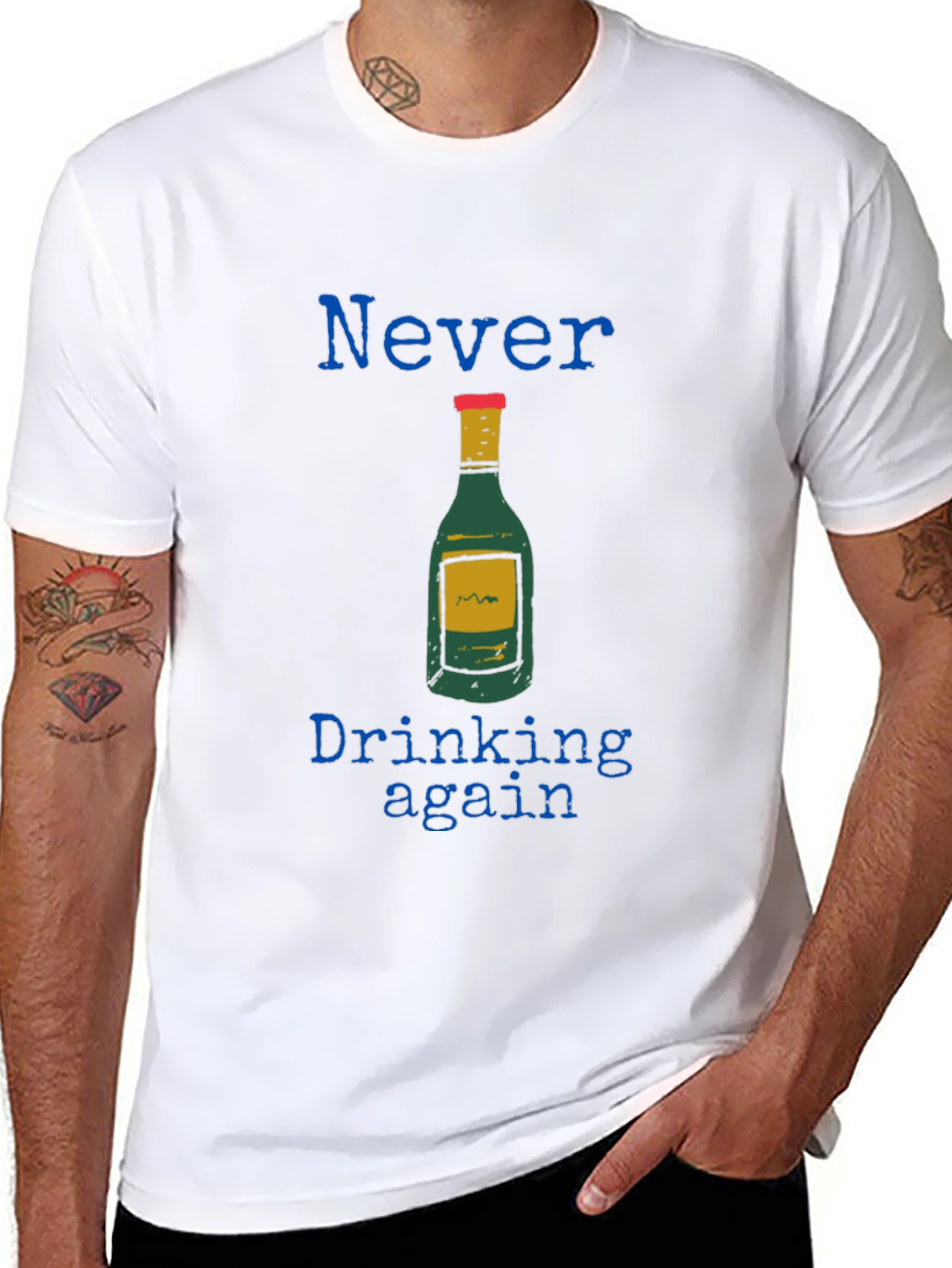 Never Drinking Again Graphic Tee