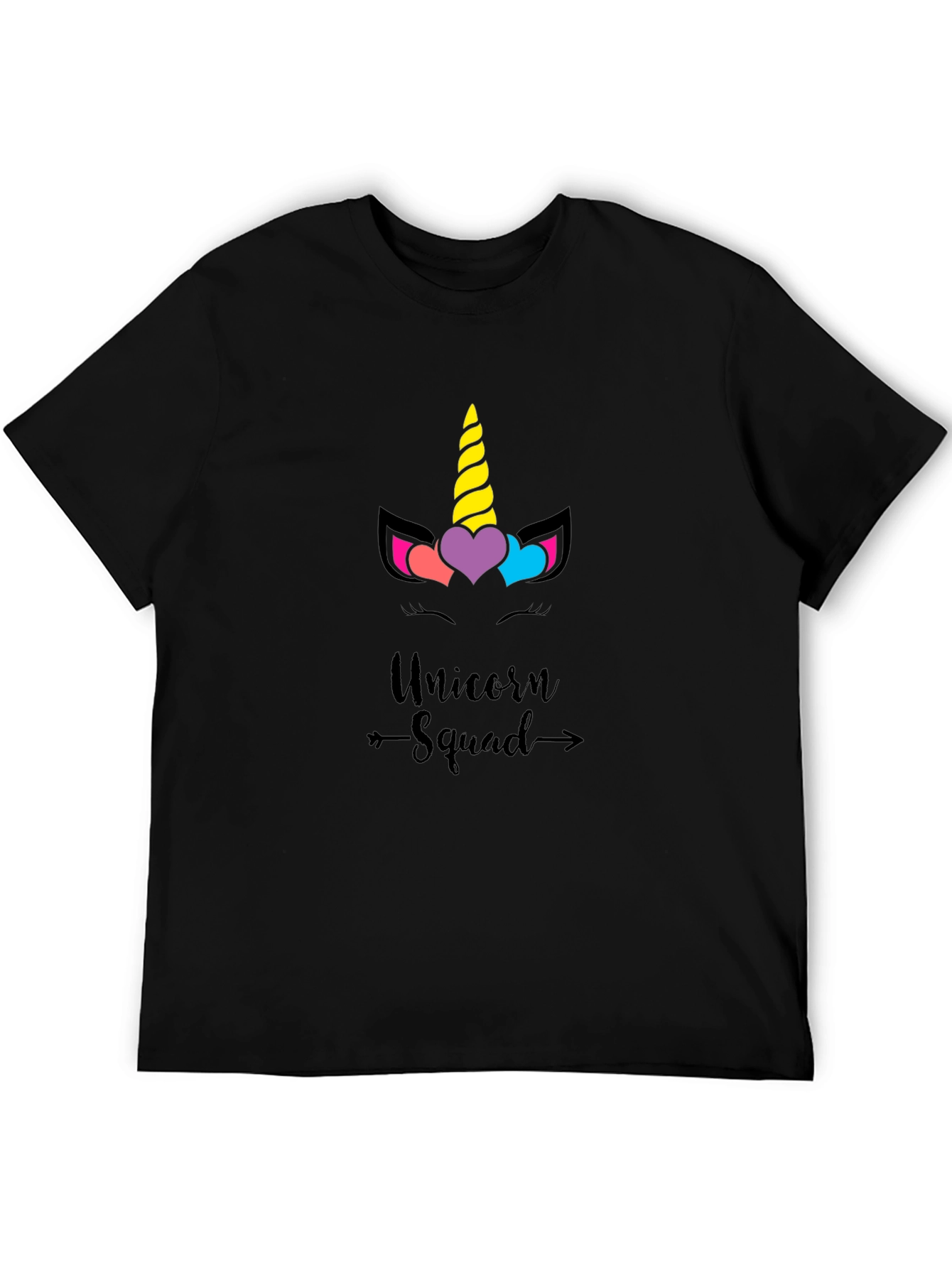 Unicorn Squad Black T-Shirt