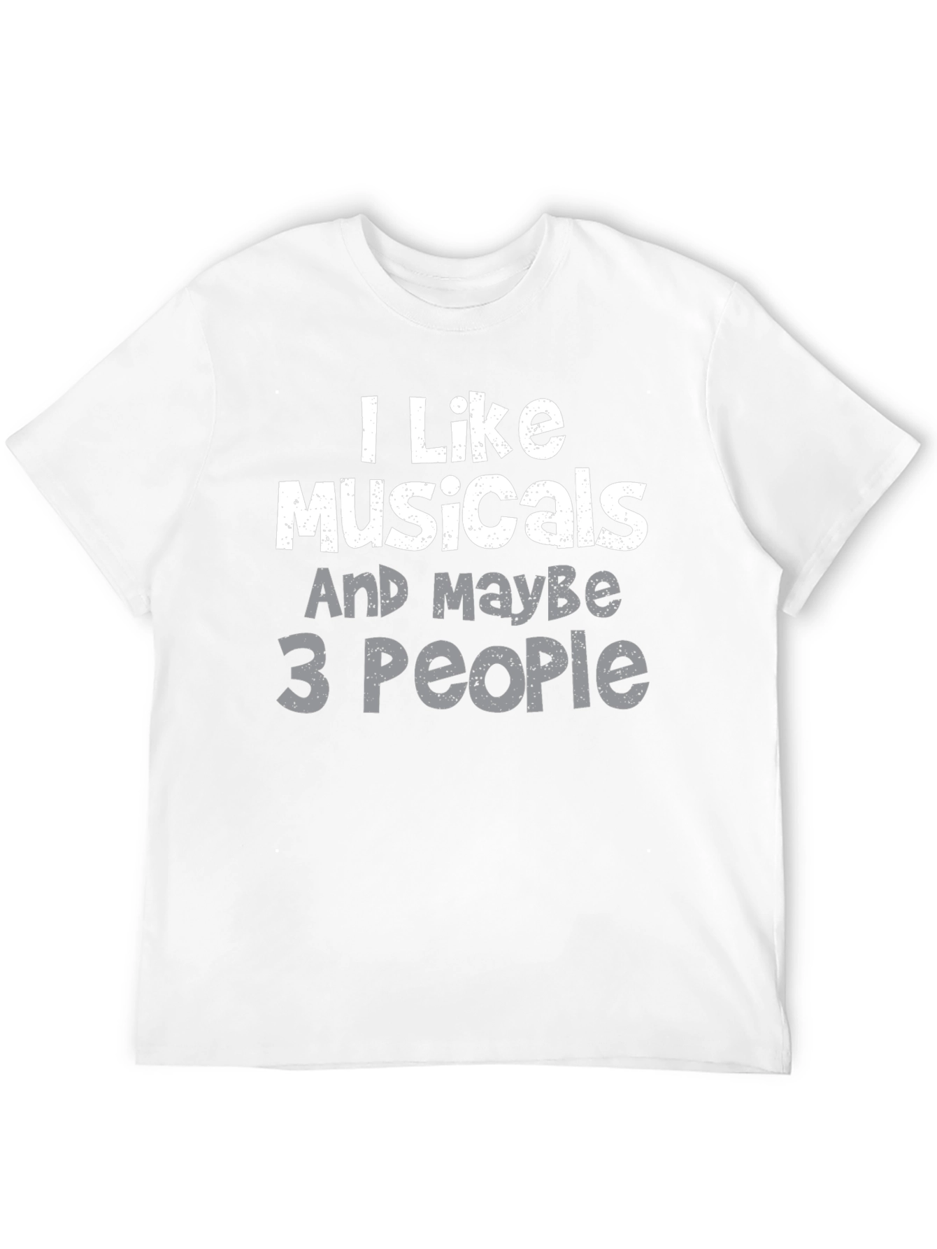 I Like Musicals T-Shirt Funny Introvert Tee