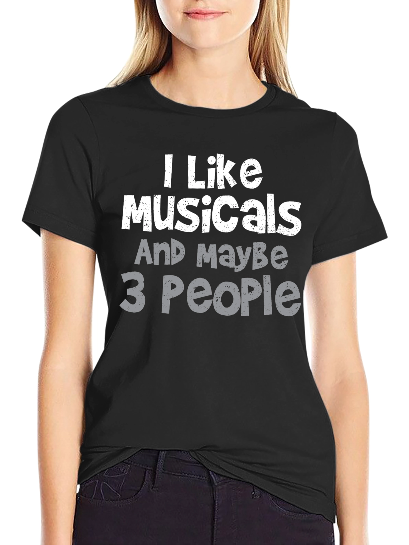I Like Musicals T-Shirt Funny Introvert Tee
