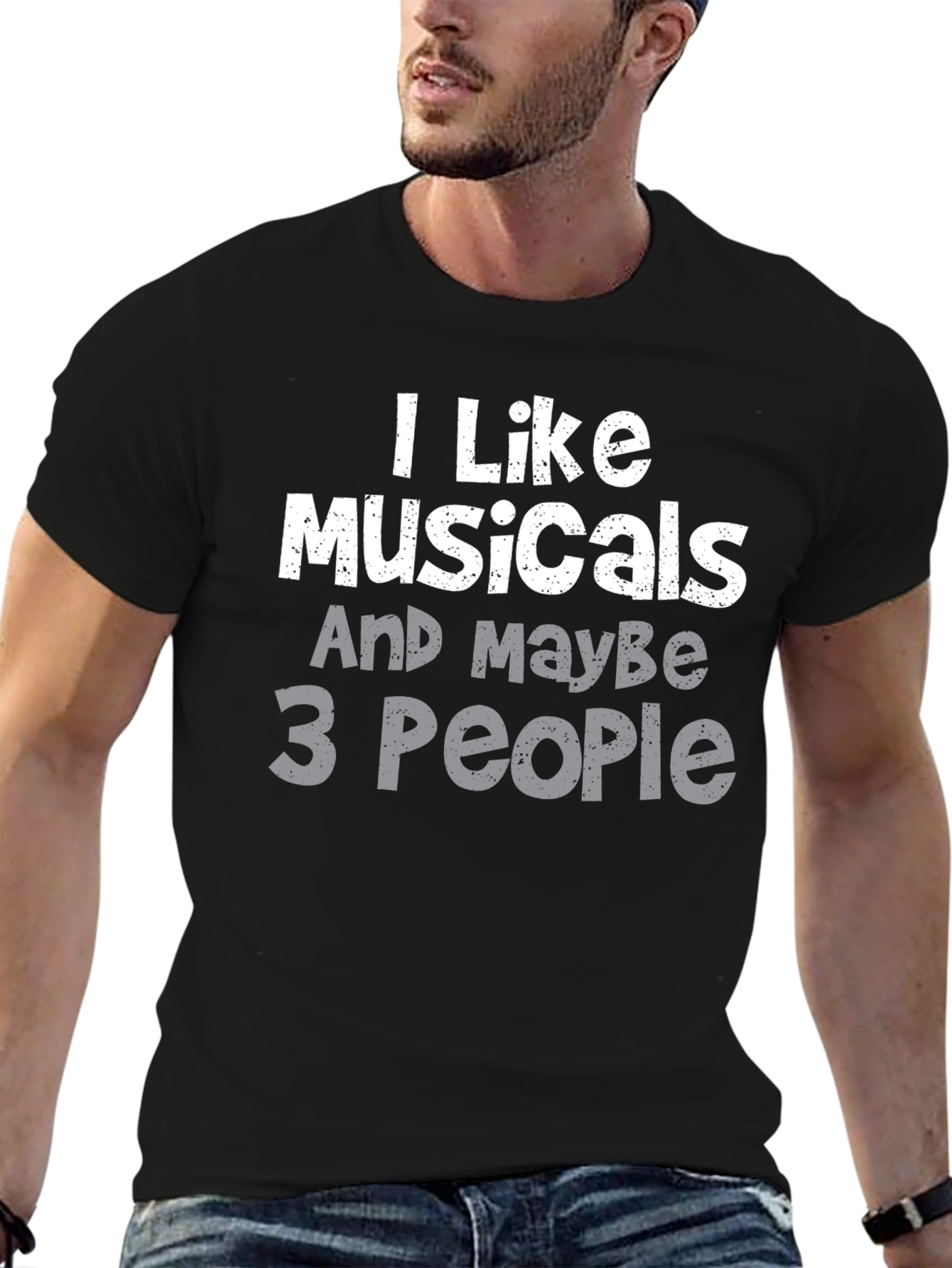 I Like Musicals T-Shirt Funny Introvert Tee