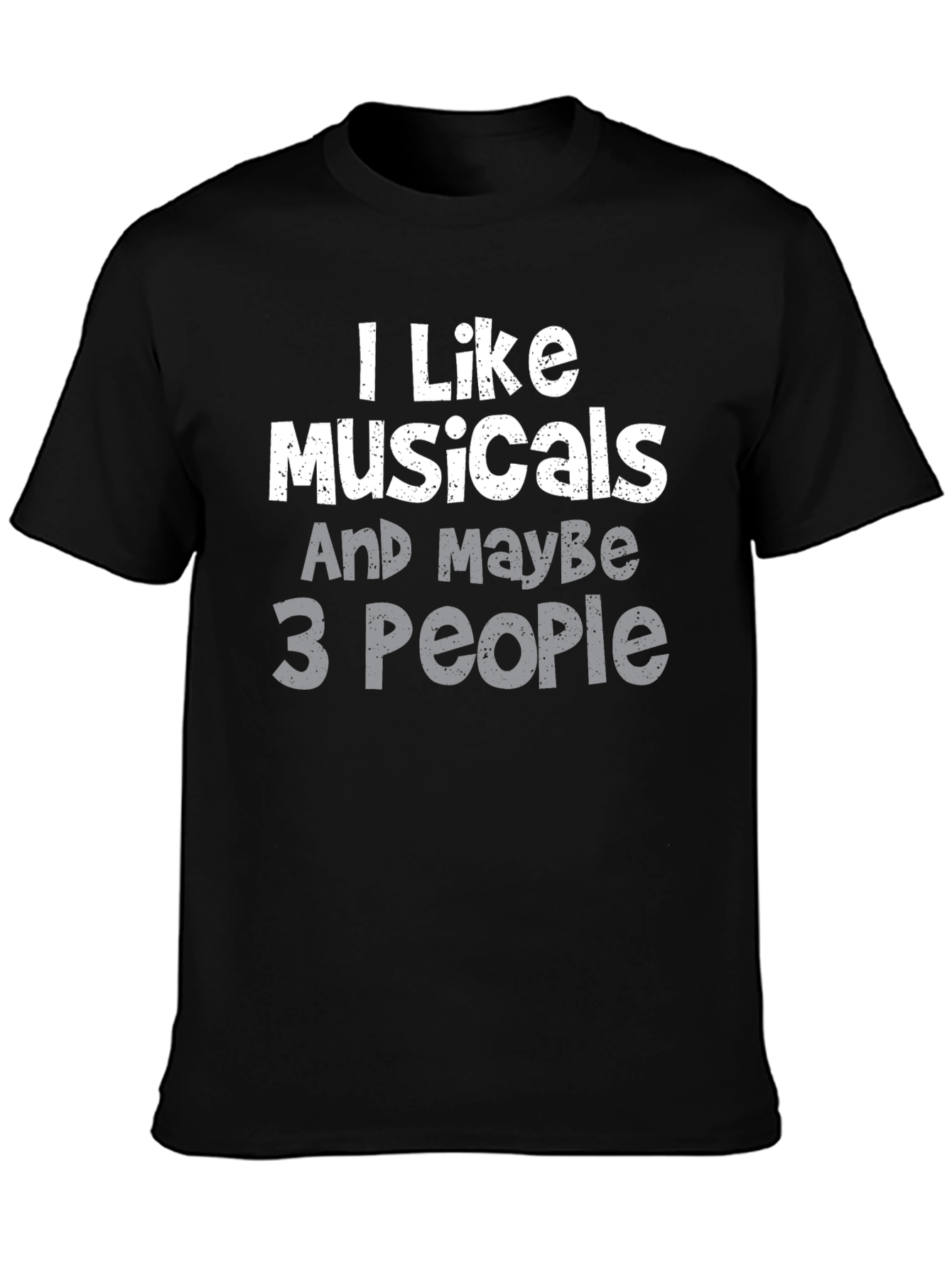 I Like Musicals T-Shirt Funny Introvert Tee