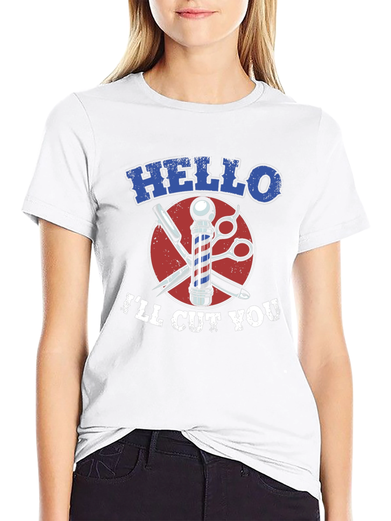 Hello Ill Cut You Barber Tee