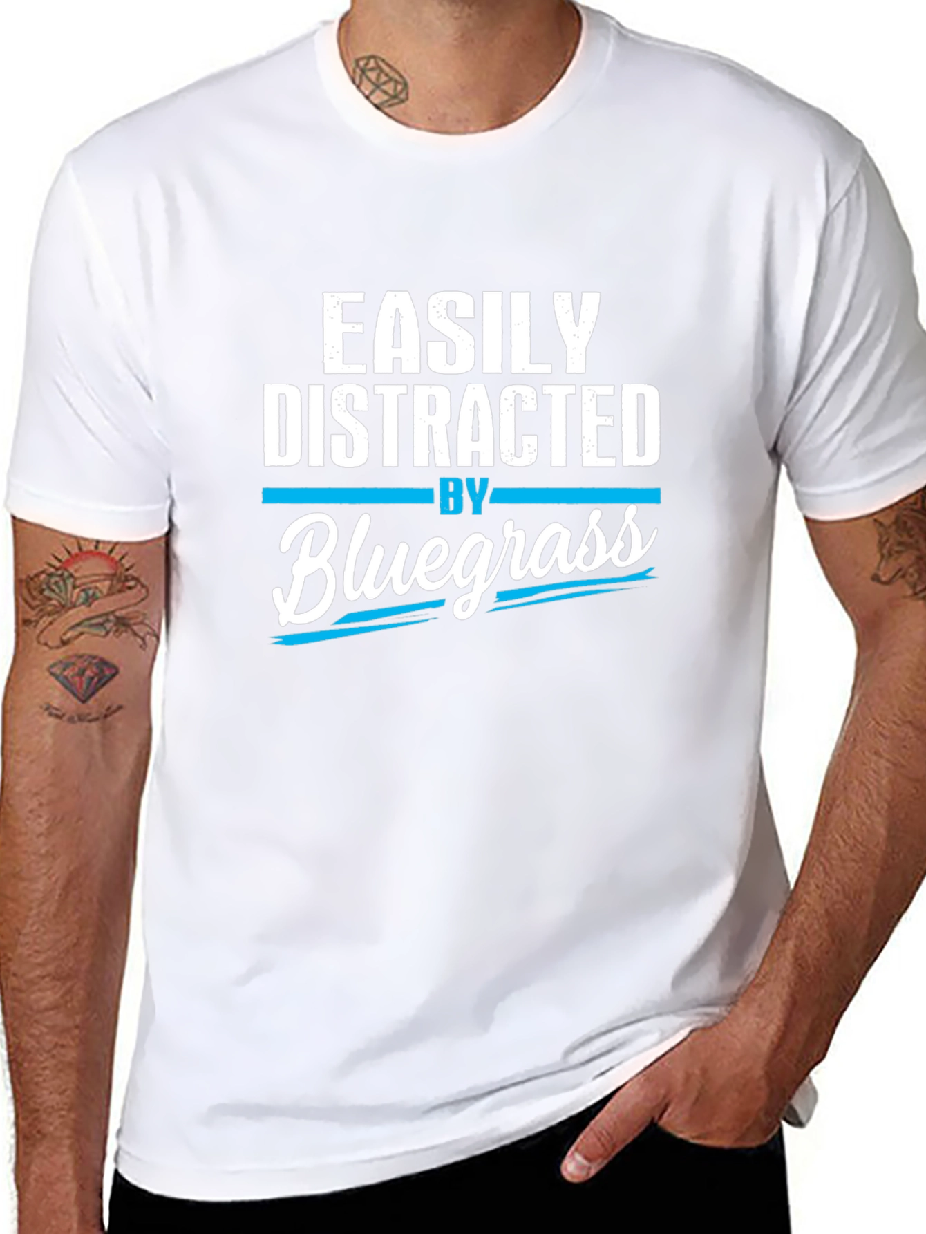 Easily Distracted by Bluegrass T-Shirt