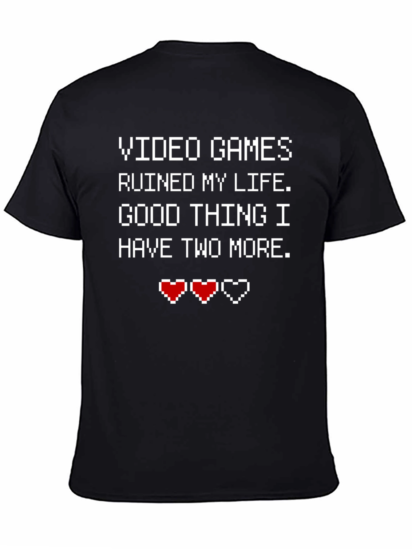 Gamer Life T-Shirt - Video Game Pixel Art Design