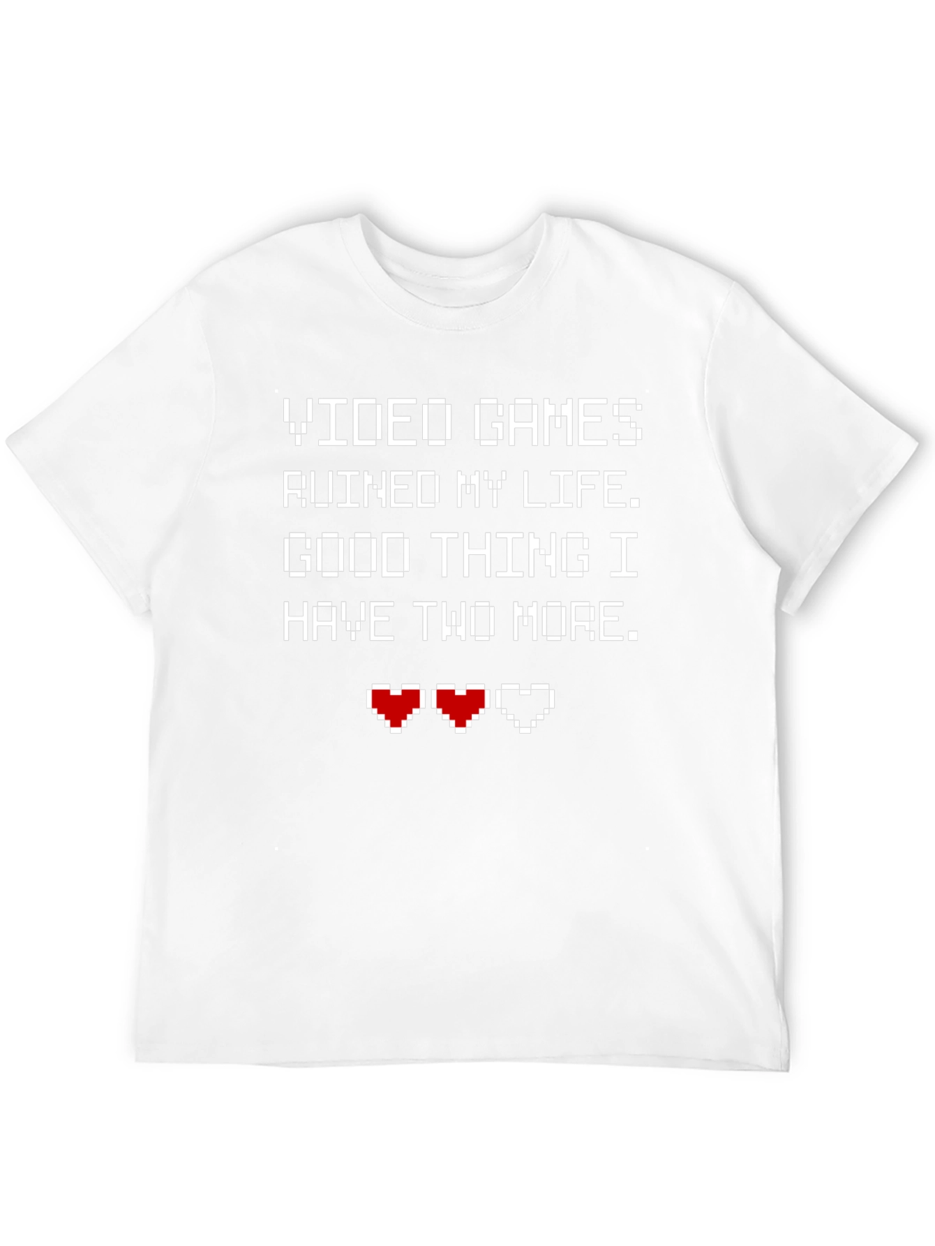 Gamer Life T-Shirt - Video Game Pixel Art Design