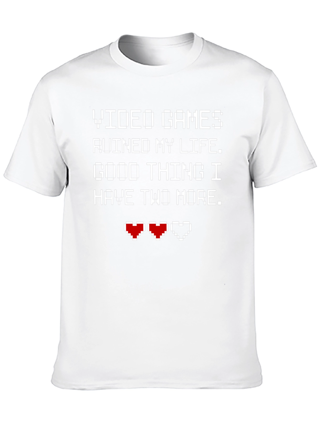 Gamer Life T-Shirt - Video Game Pixel Art Design
