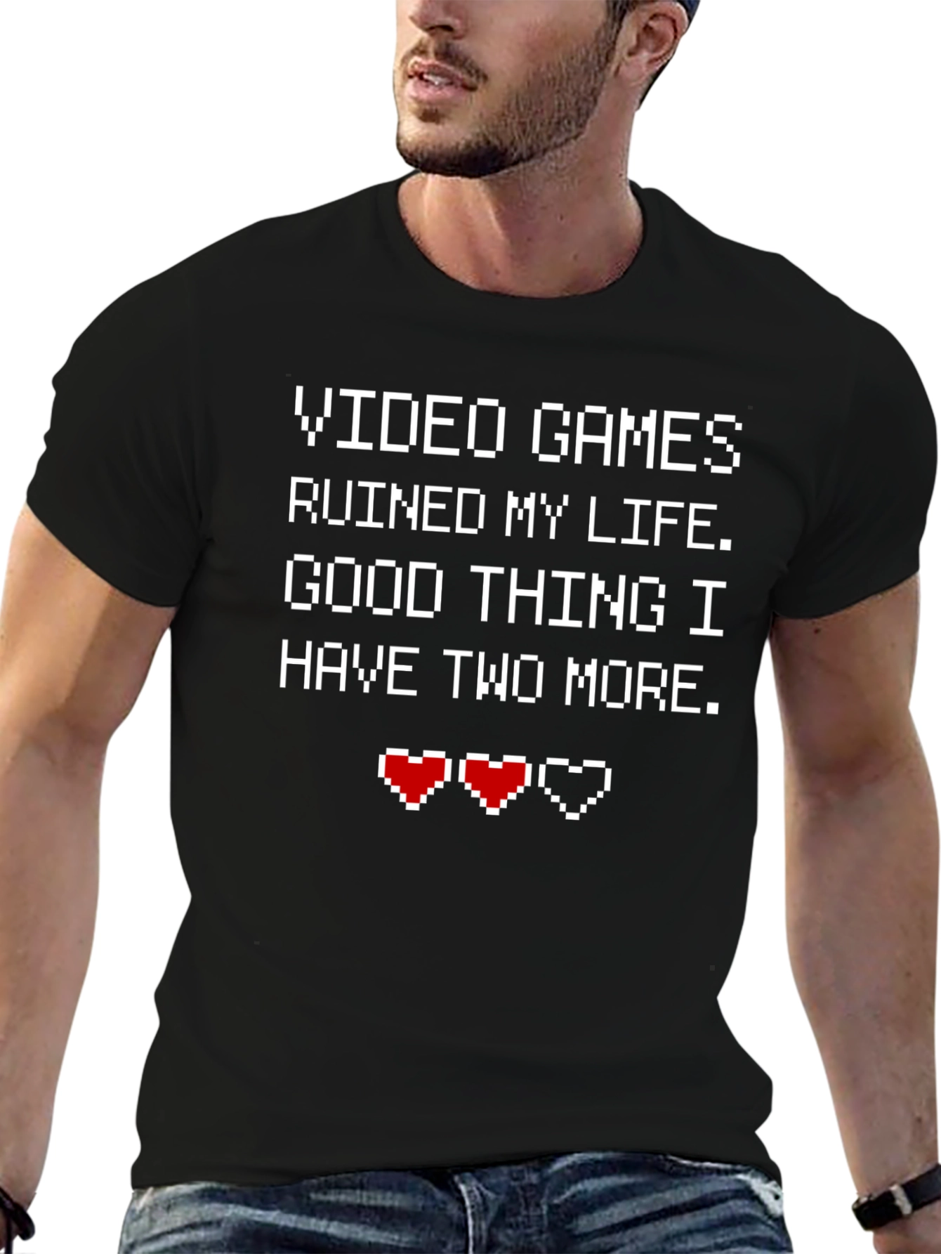 Gamer Life T-Shirt - Video Game Pixel Art Design