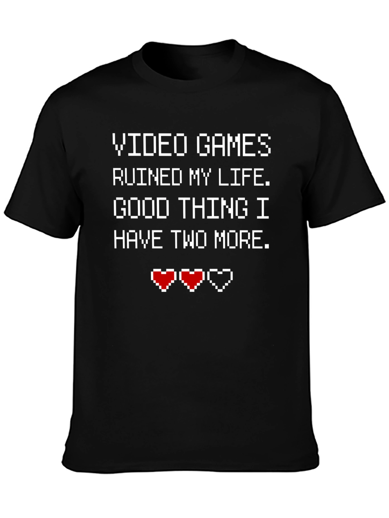 Gamer Life T-Shirt - Video Game Pixel Art Design
