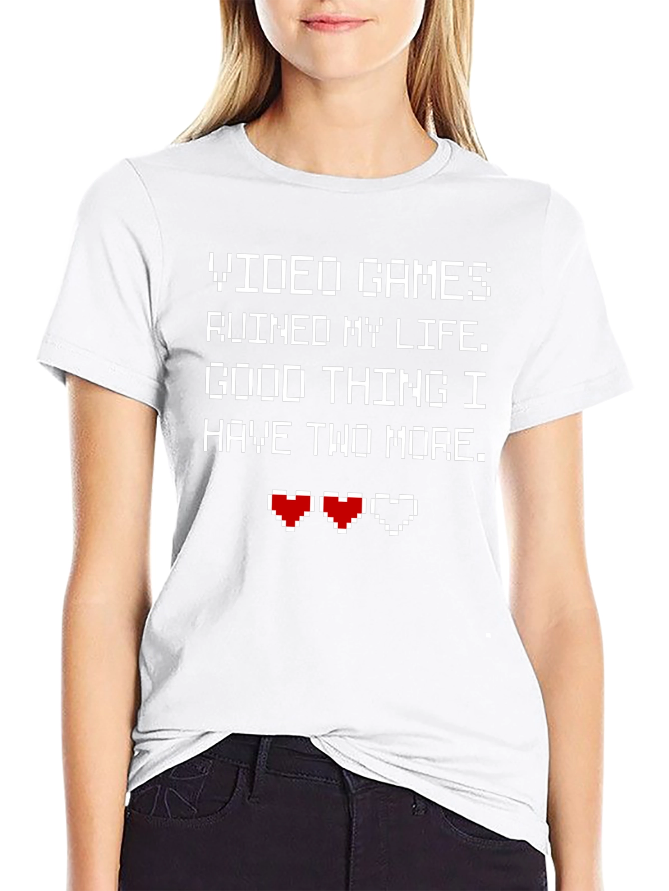 Gamer Life T-Shirt - Video Game Pixel Art Design