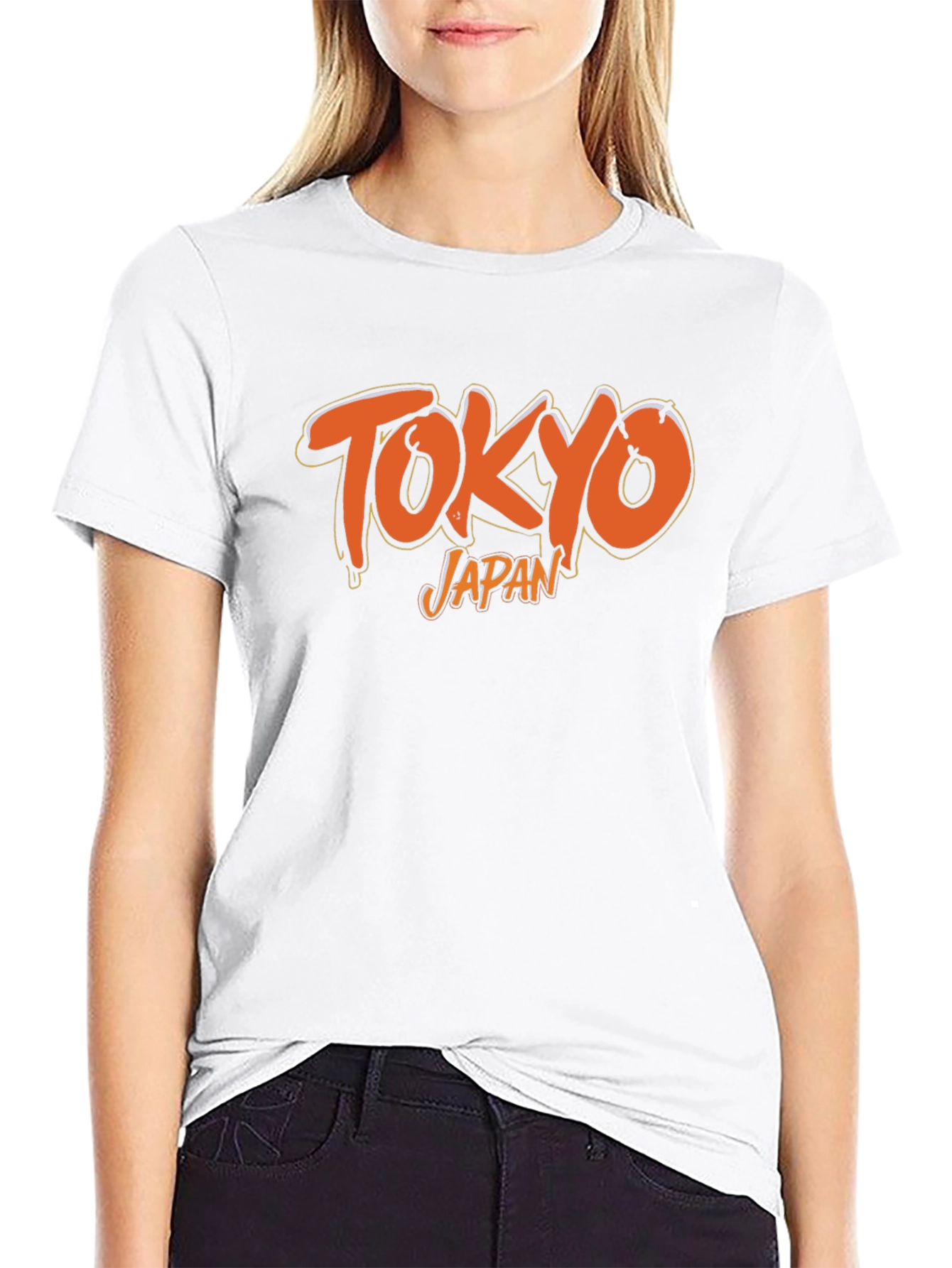 Tokyo Japan Graphic Black T-Shirt