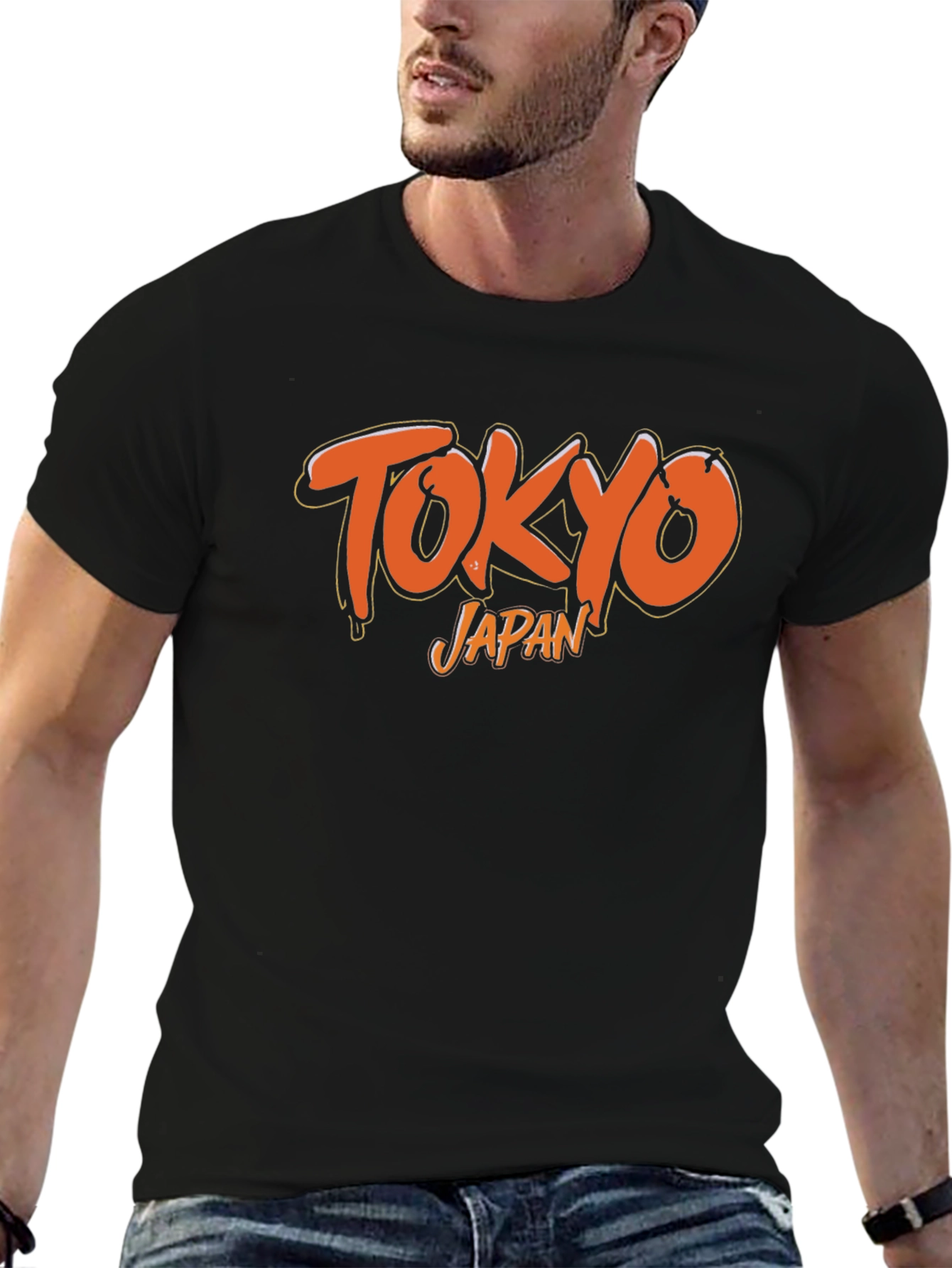Tokyo Japan Graphic Black T-Shirt