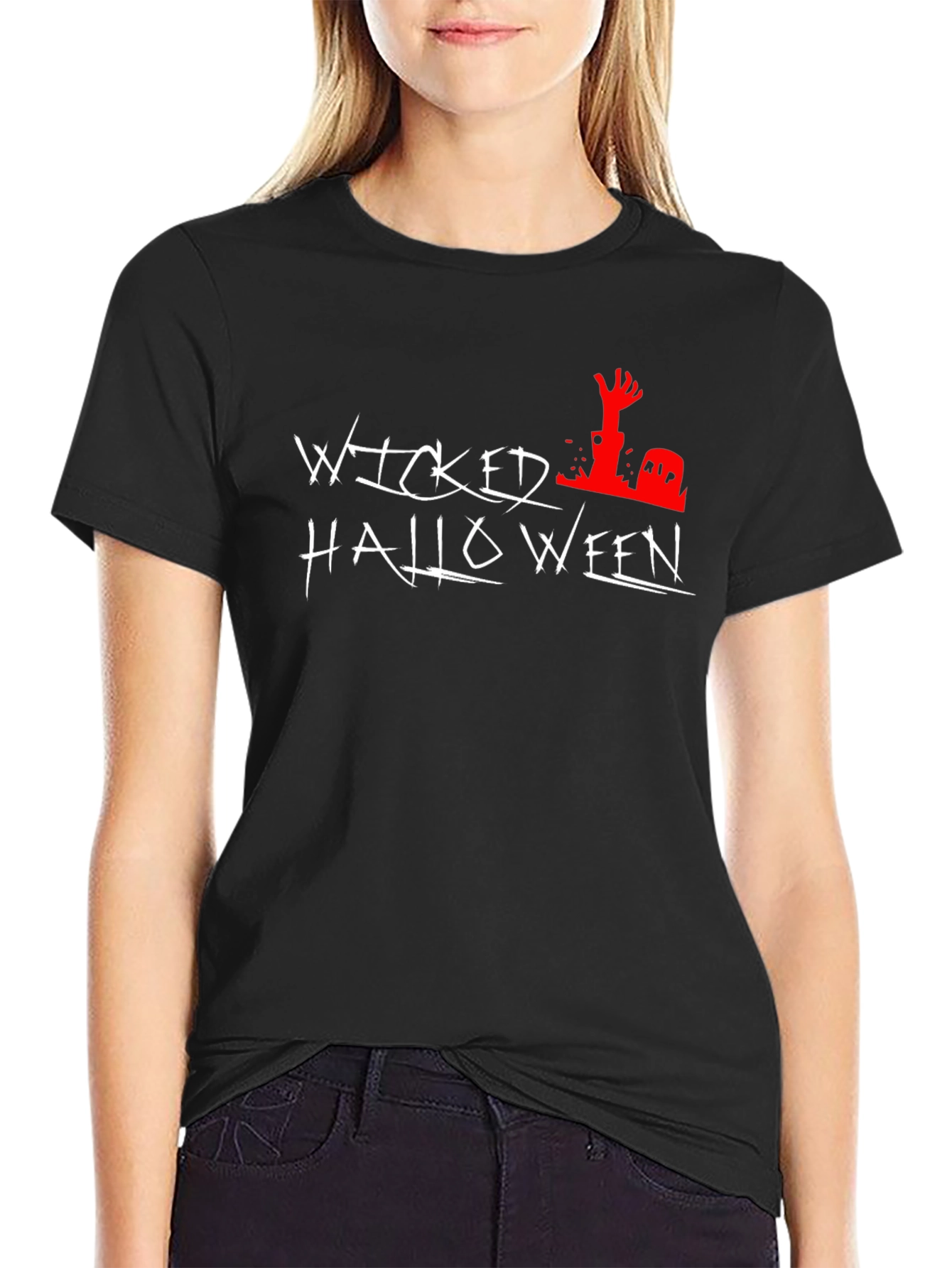 Wicked Halloween Graphic T-Shirt