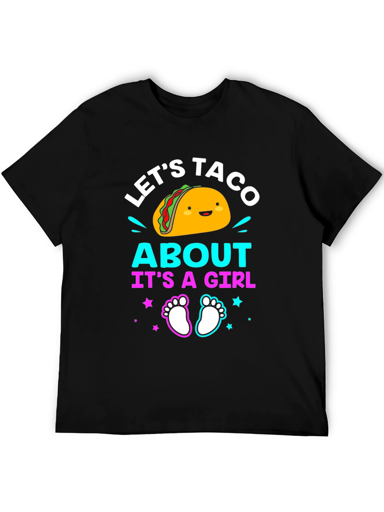 Lets Taco Bout a Girl Pregnancy Reveal T-Shirt