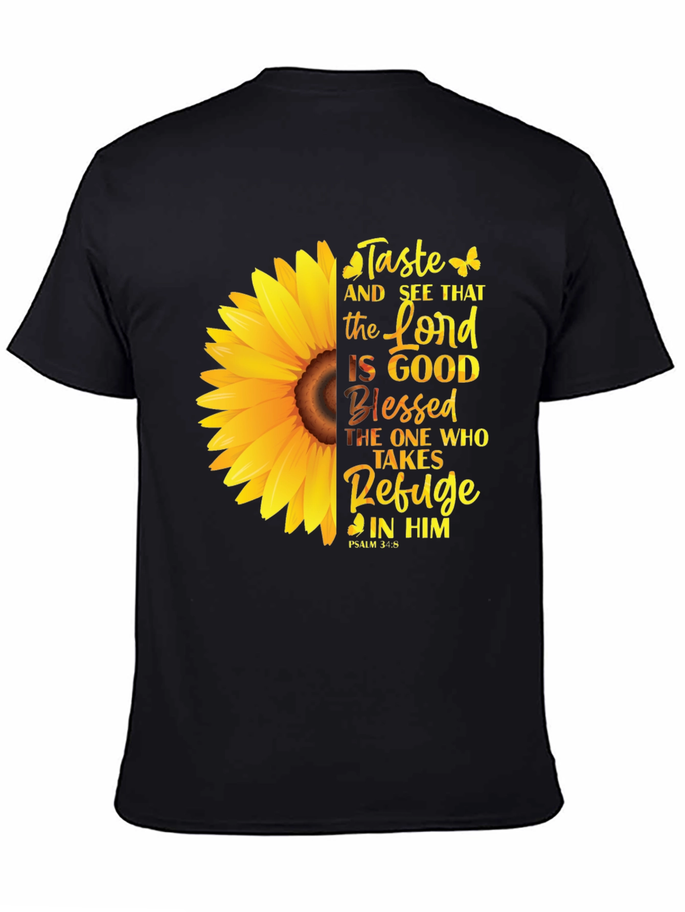 Taste and See T-Shirt - Sunflower Christian Tee