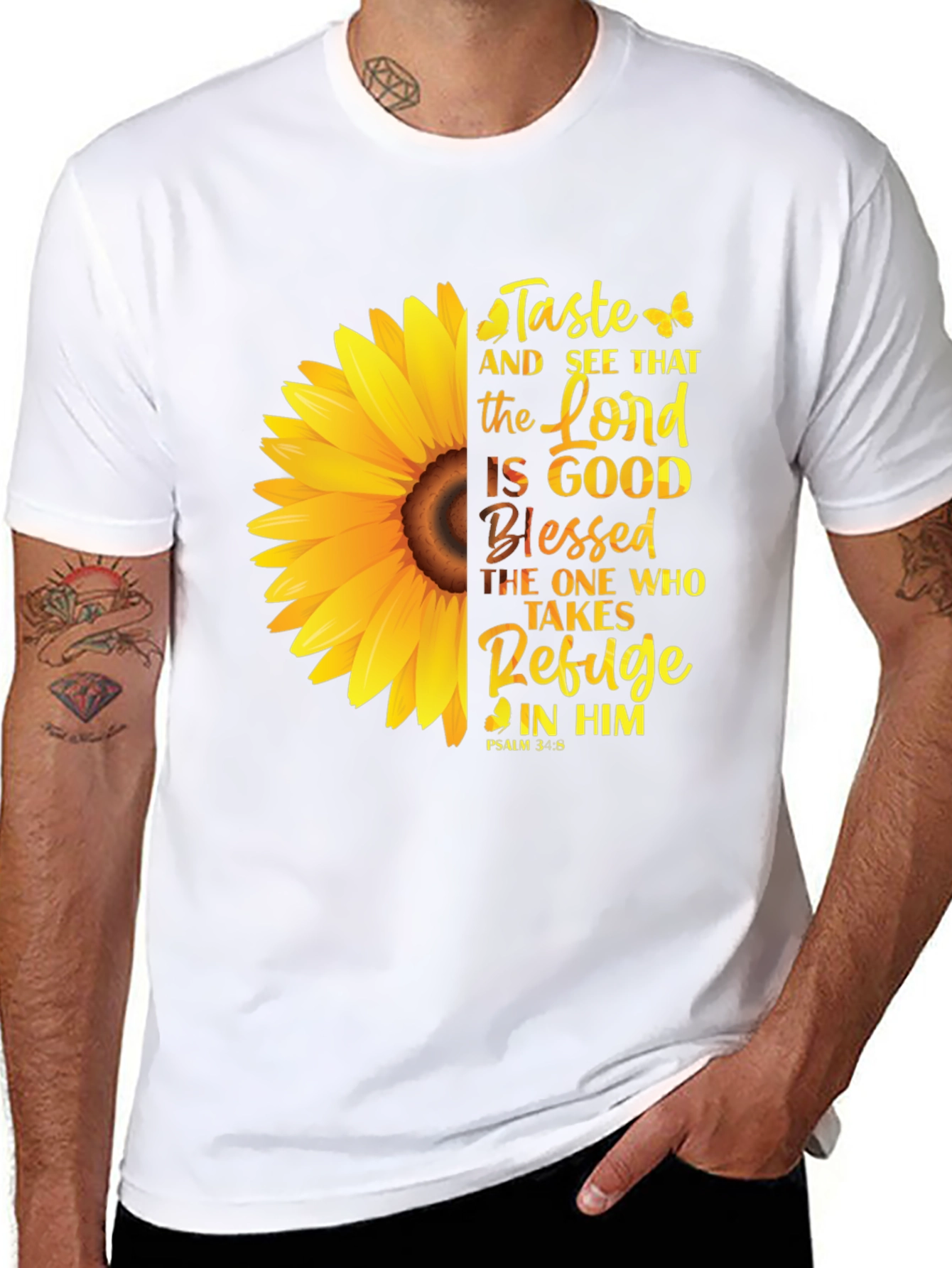 Taste and See T-Shirt - Sunflower Christian Tee