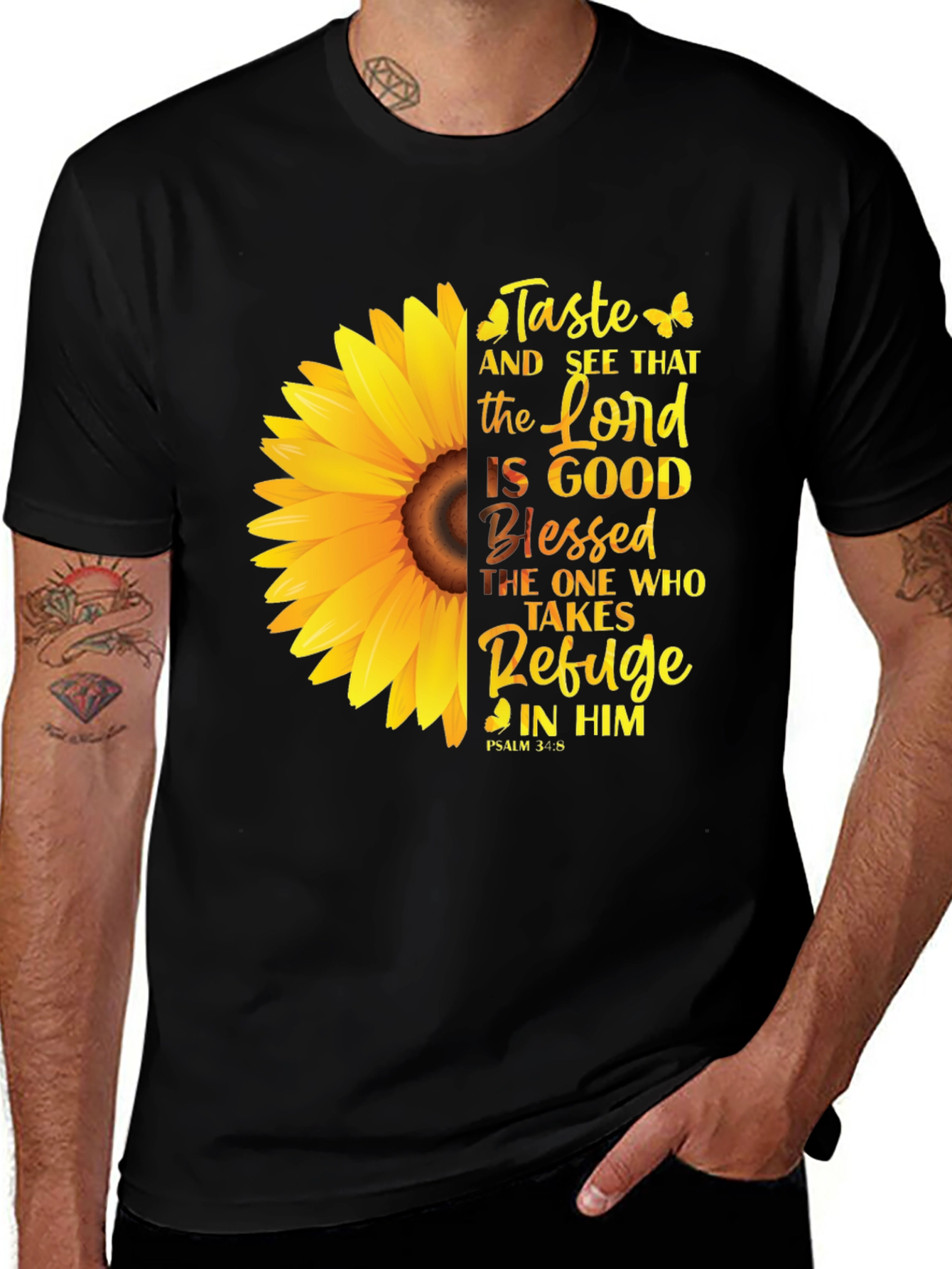 Taste and See T-Shirt - Sunflower Christian Tee