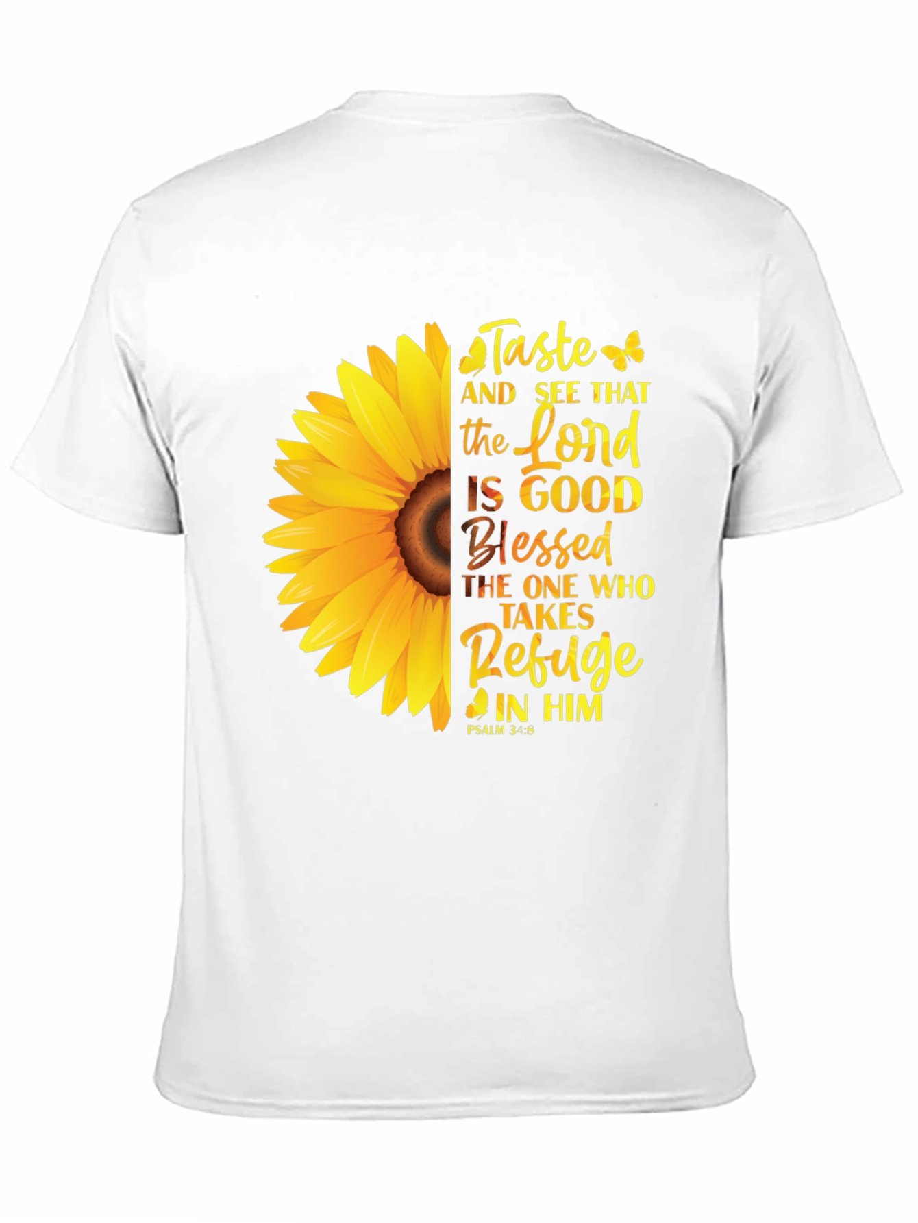 Taste and See T-Shirt - Sunflower Christian Tee