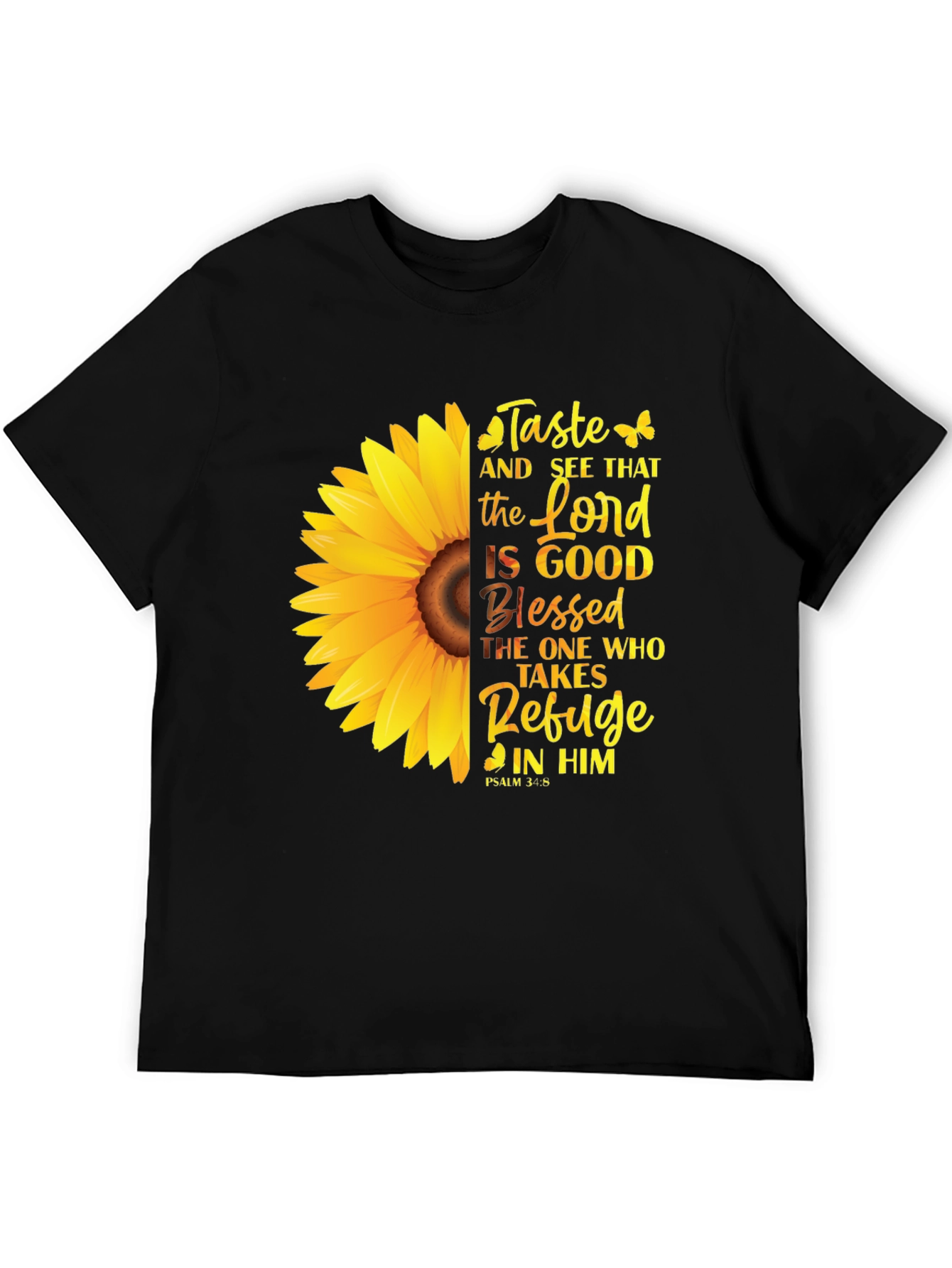 Taste and See T-Shirt - Sunflower Christian Tee