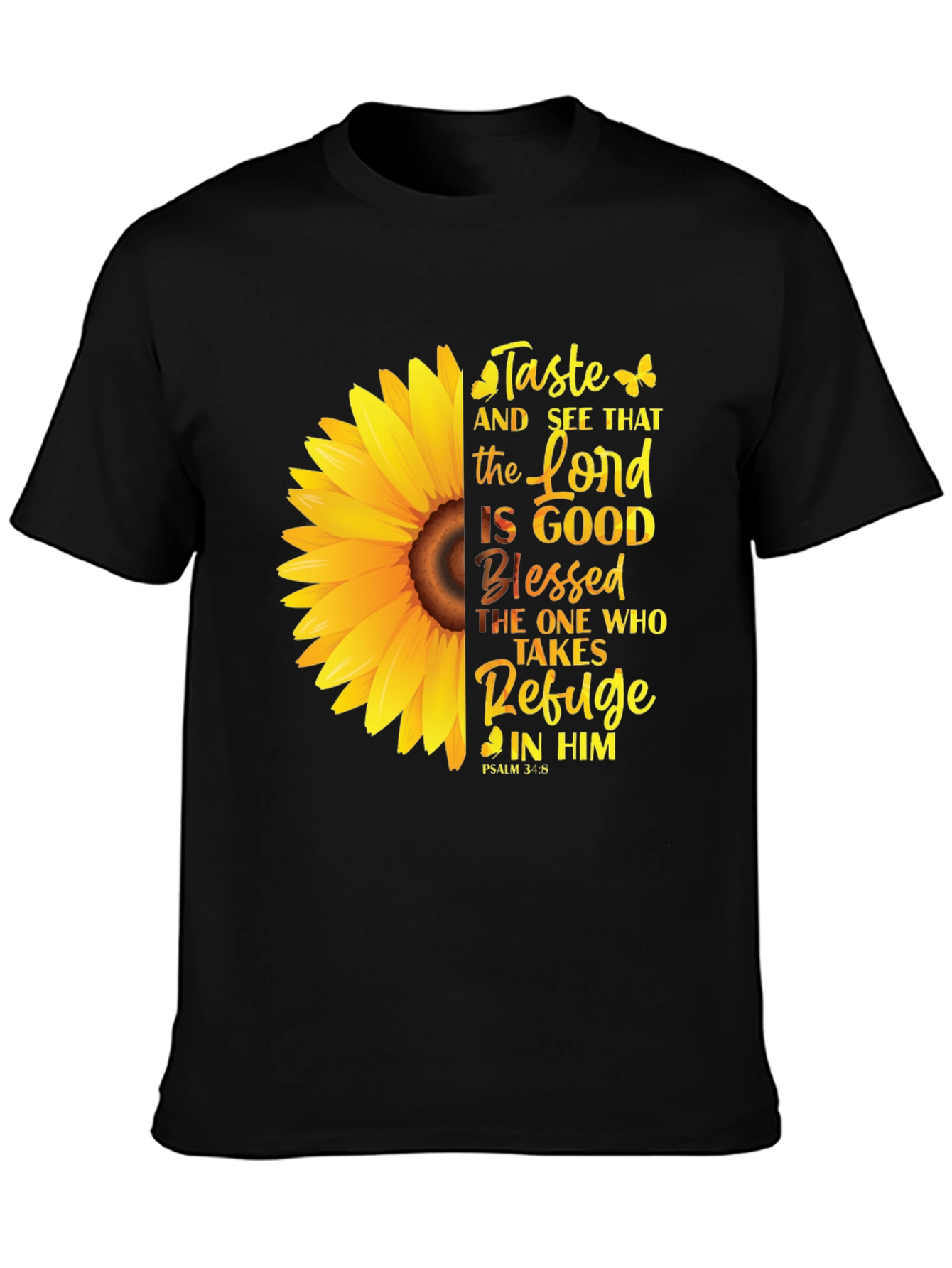 Taste and See T-Shirt - Sunflower Christian Tee