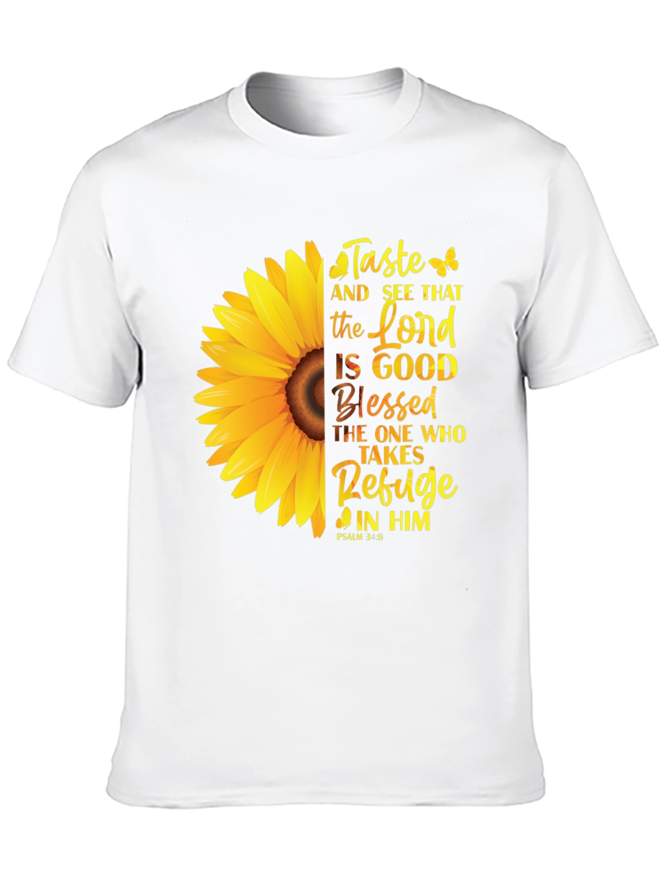 Taste and See T-Shirt - Sunflower Christian Tee